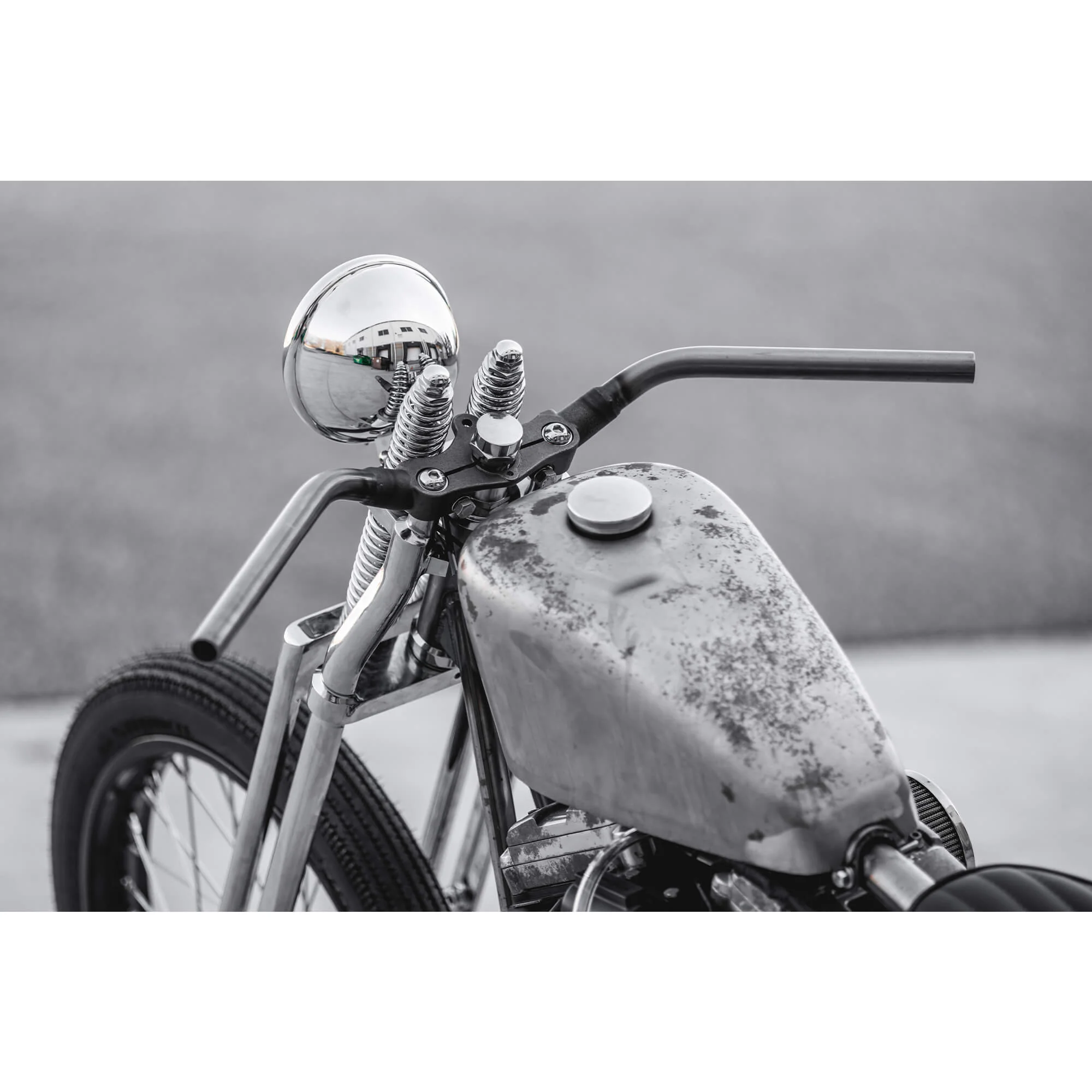 Lowbrow Customs Springer Lil Speedies Handlebars - 1 inch - Raw - Image 14