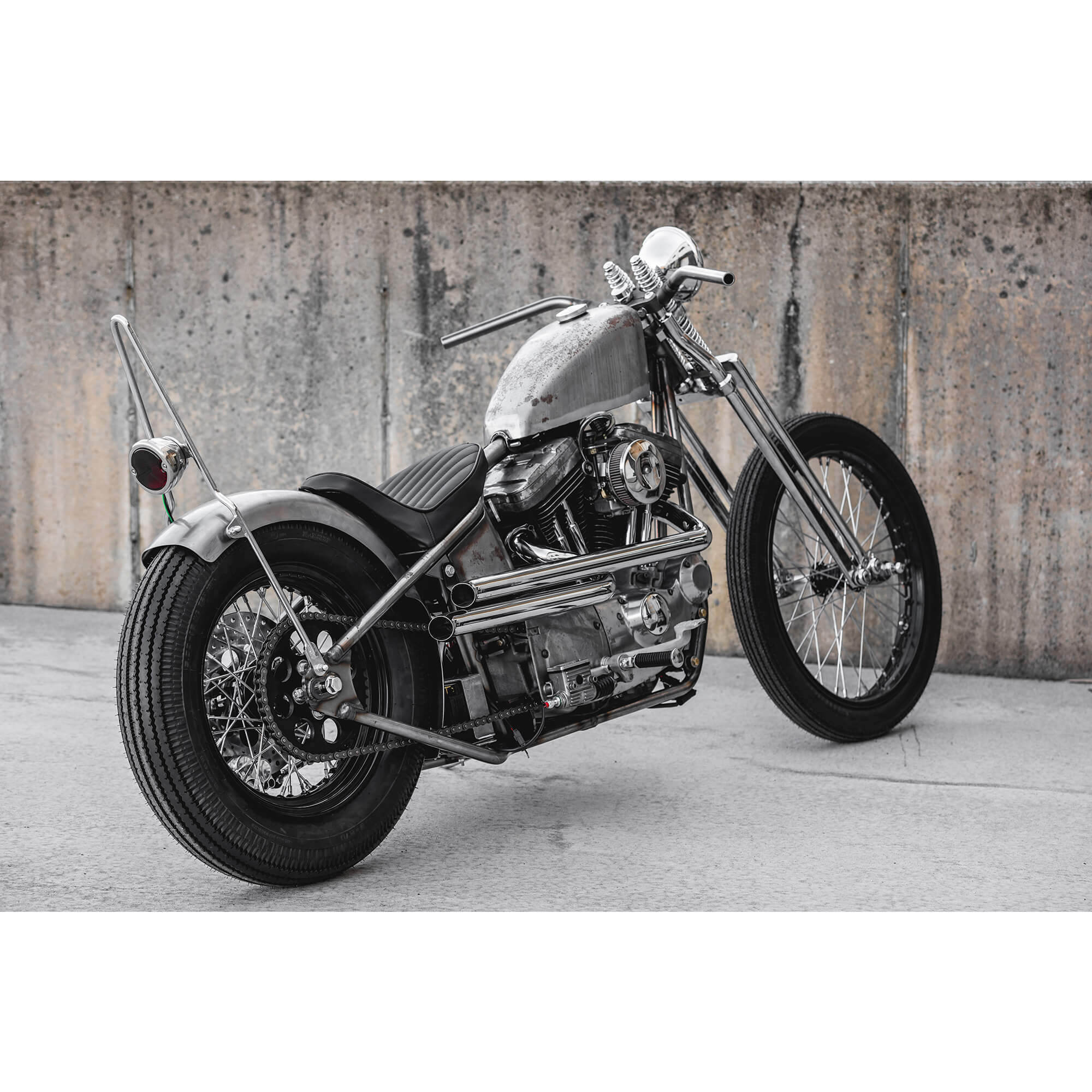 Lowbrow Customs Springer Lil Speedies Handlebars - 1 inch - Raw - Image 19
