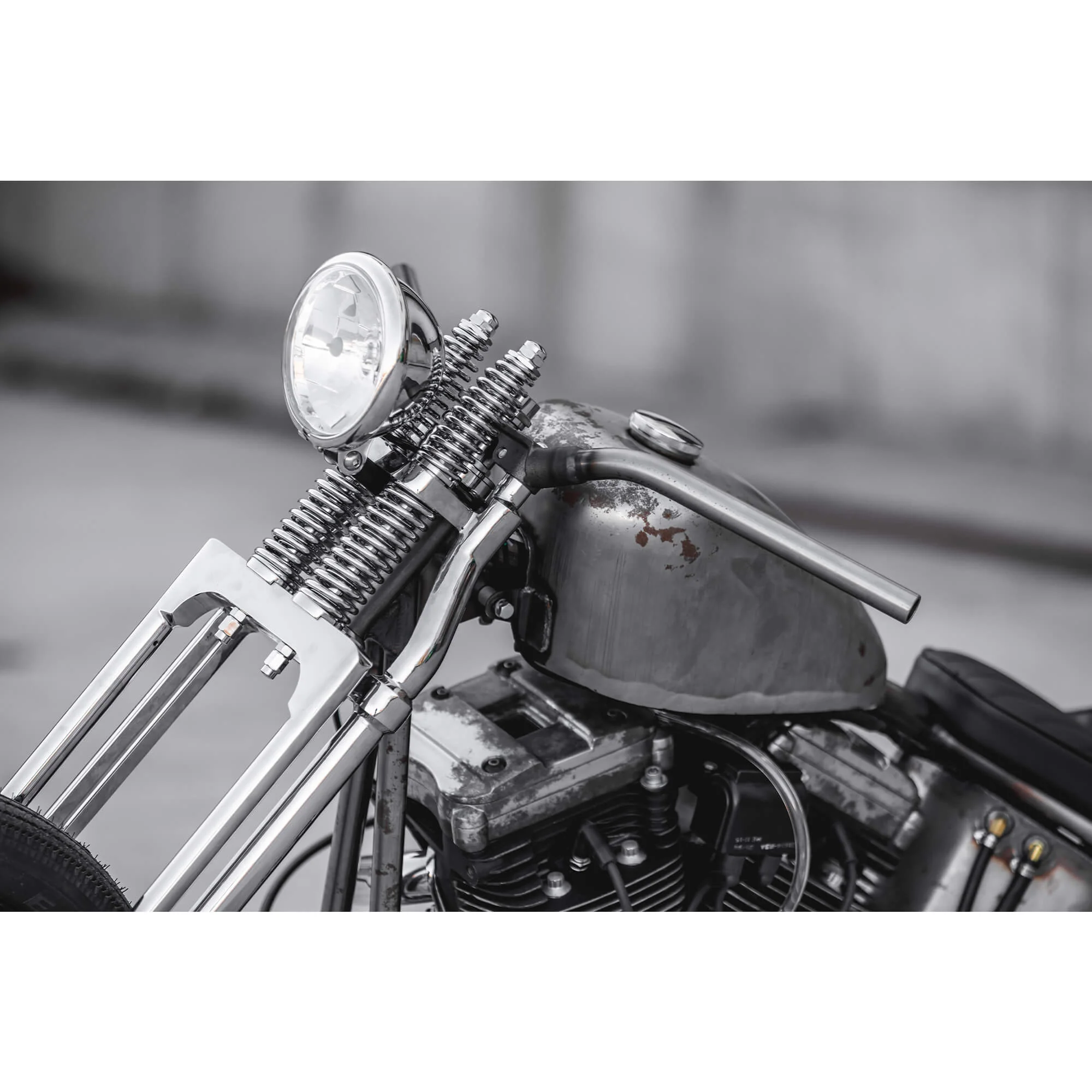 Lowbrow Customs Springer Lil Speedies Handlebars - 1 inch - Raw - Image 6