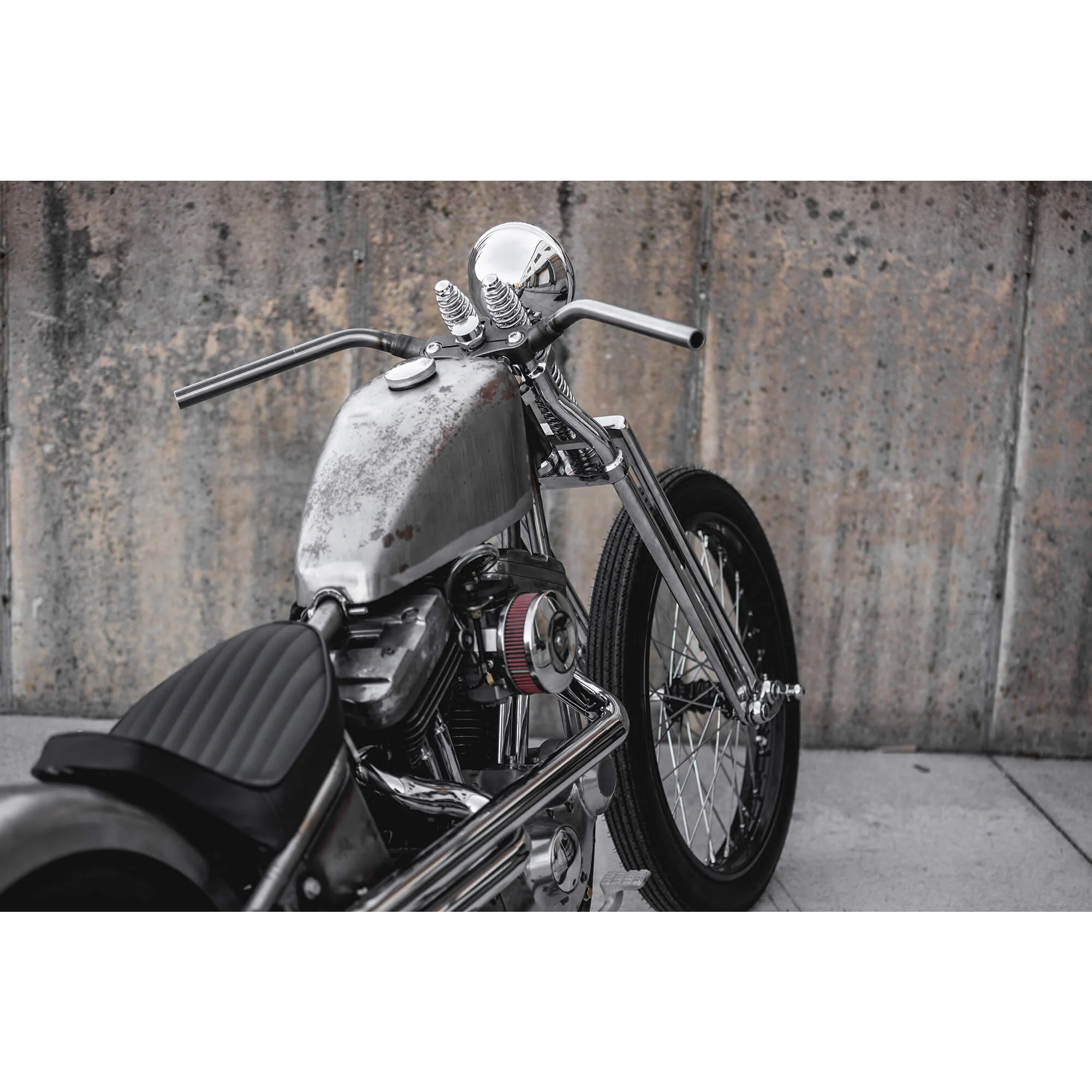 Lowbrow Customs Springer Lil Speedies Handlebars - 1 inch - Raw - Image 7