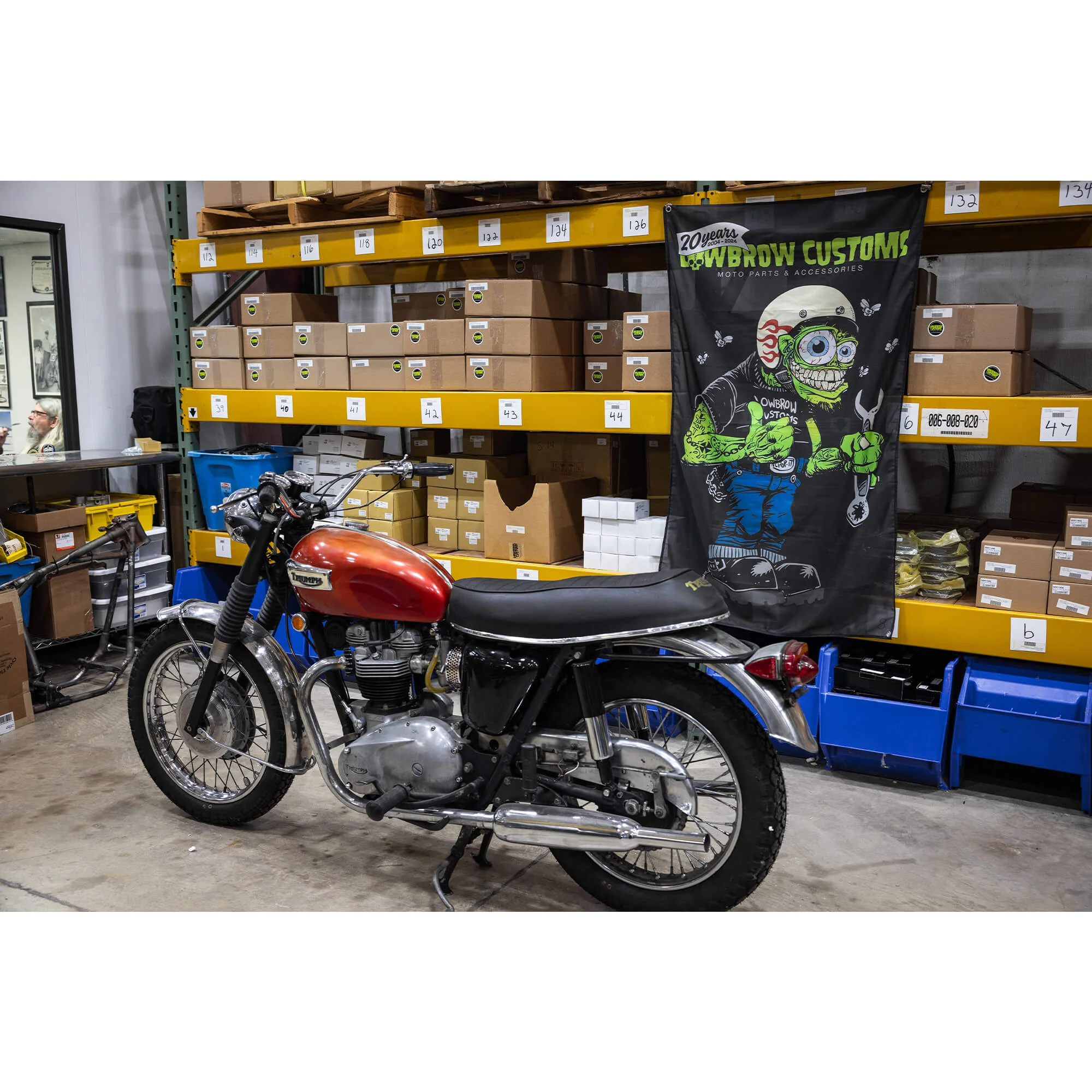 Lowbrow Customs Weirdo 20th Anniversary Flag - Image 12