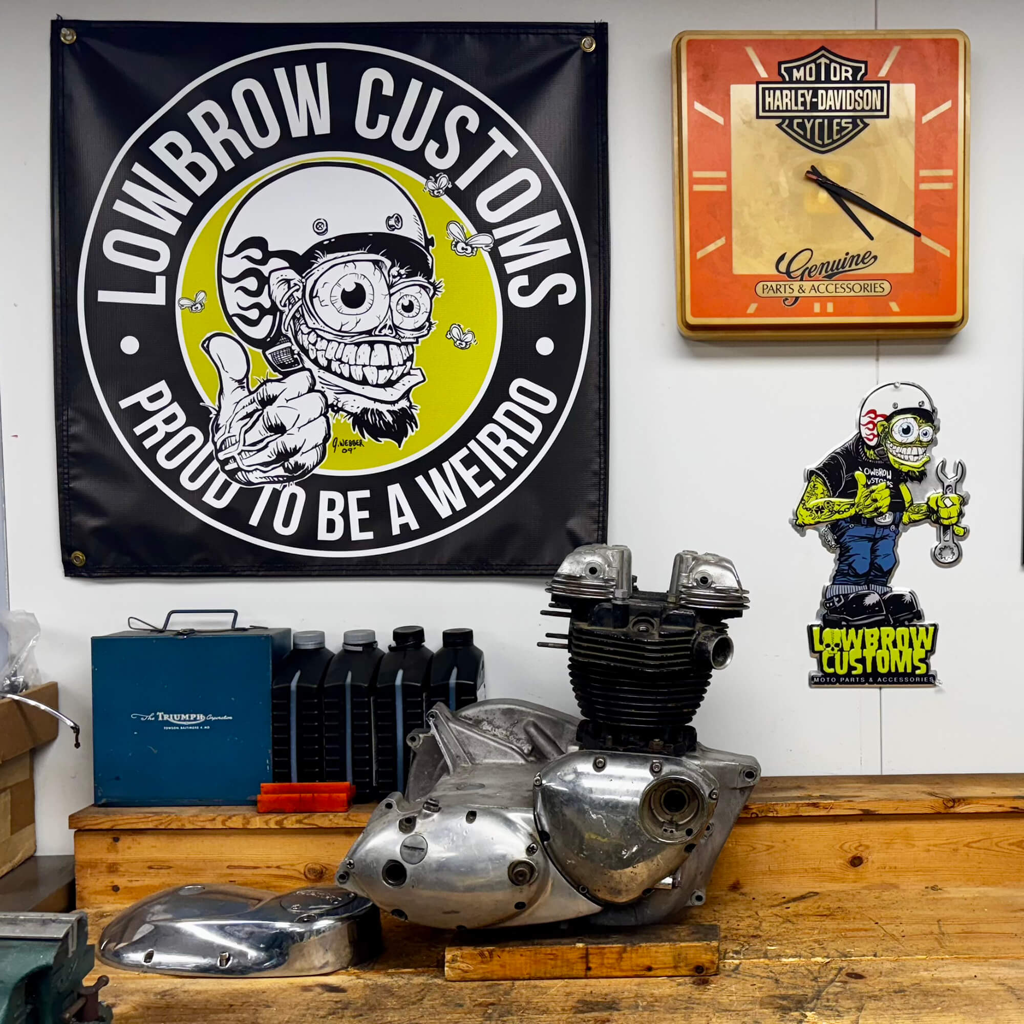 Lowbrow Weirdo Metal Shop Signs - Image 5