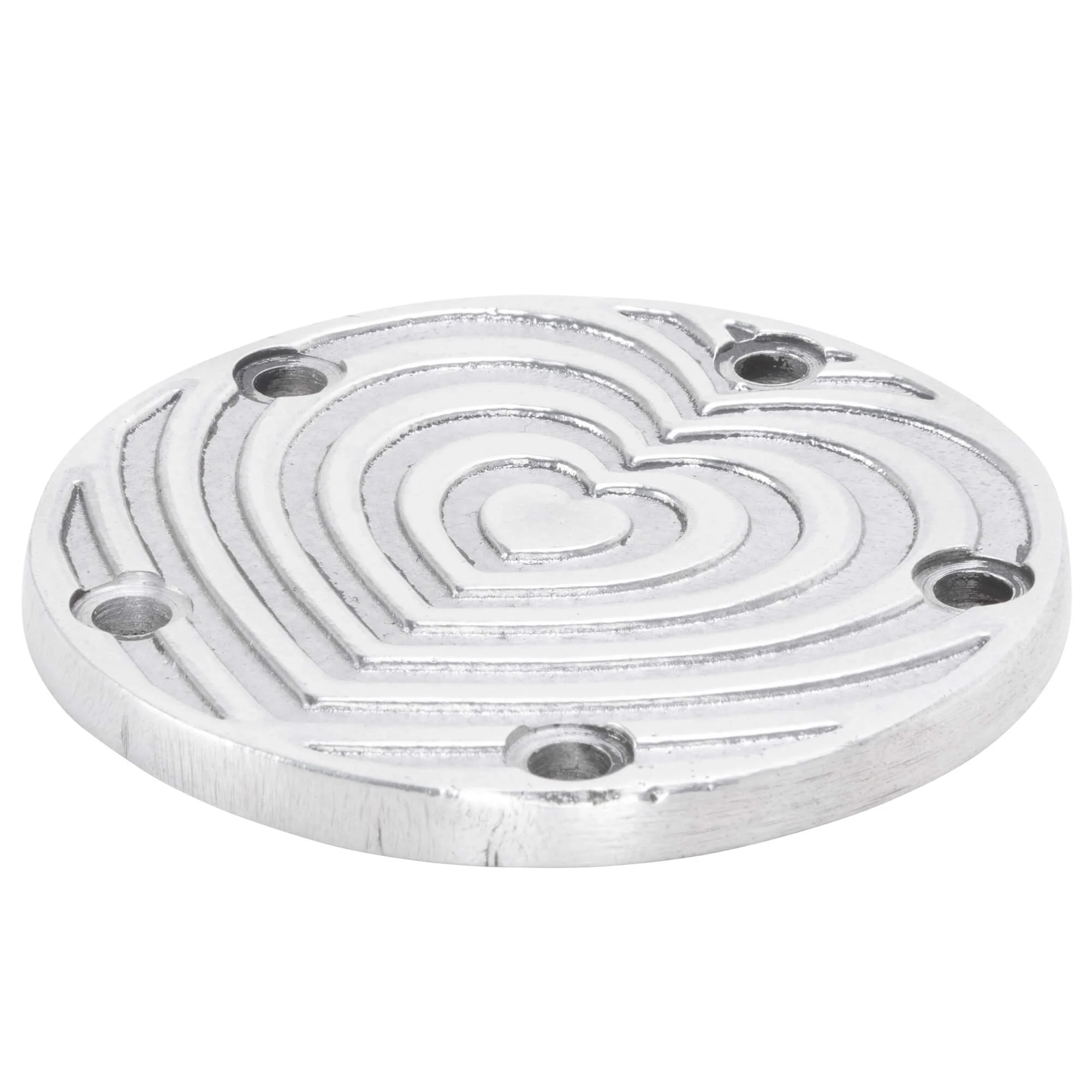 Heart Cast Aluminum Points Cover - Twin Cam - Image 3