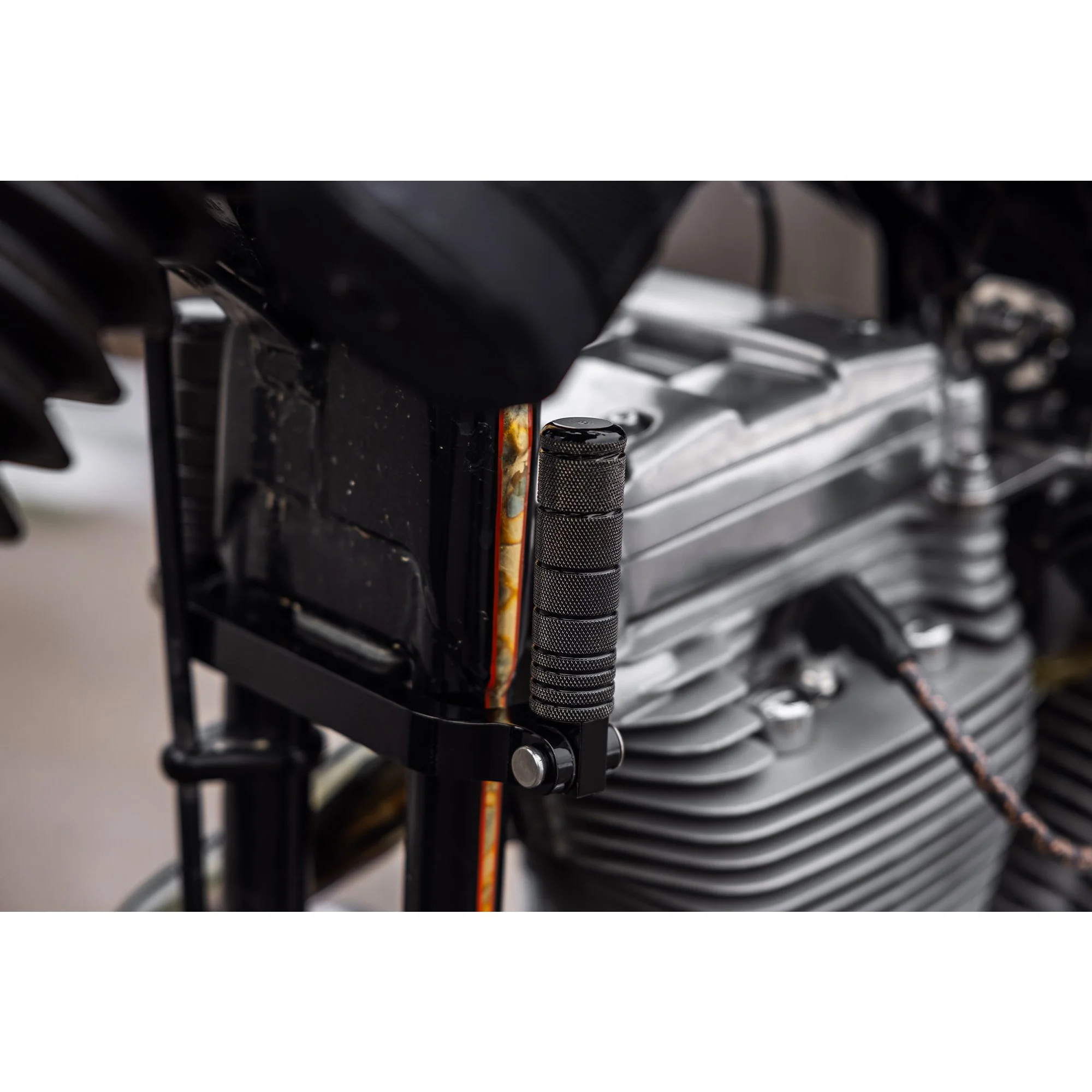 Highway Pegs - Harley-Davidson Sporsters - Black Powdercoat - Image 11
