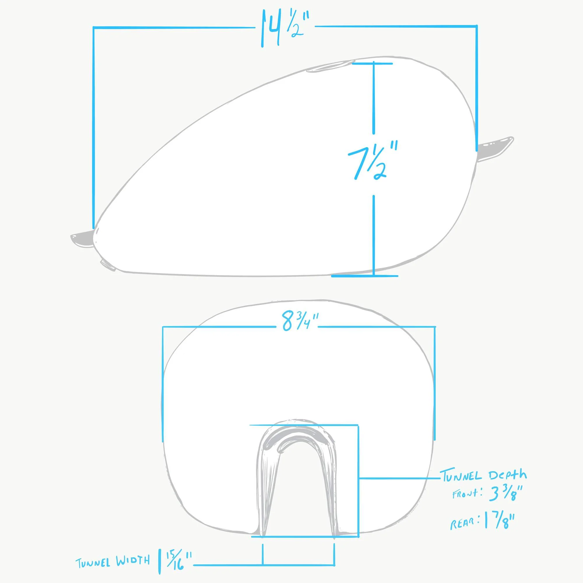 P-Nut Mid-Tunnel Gas Tank 1.8 gallon - Image 3