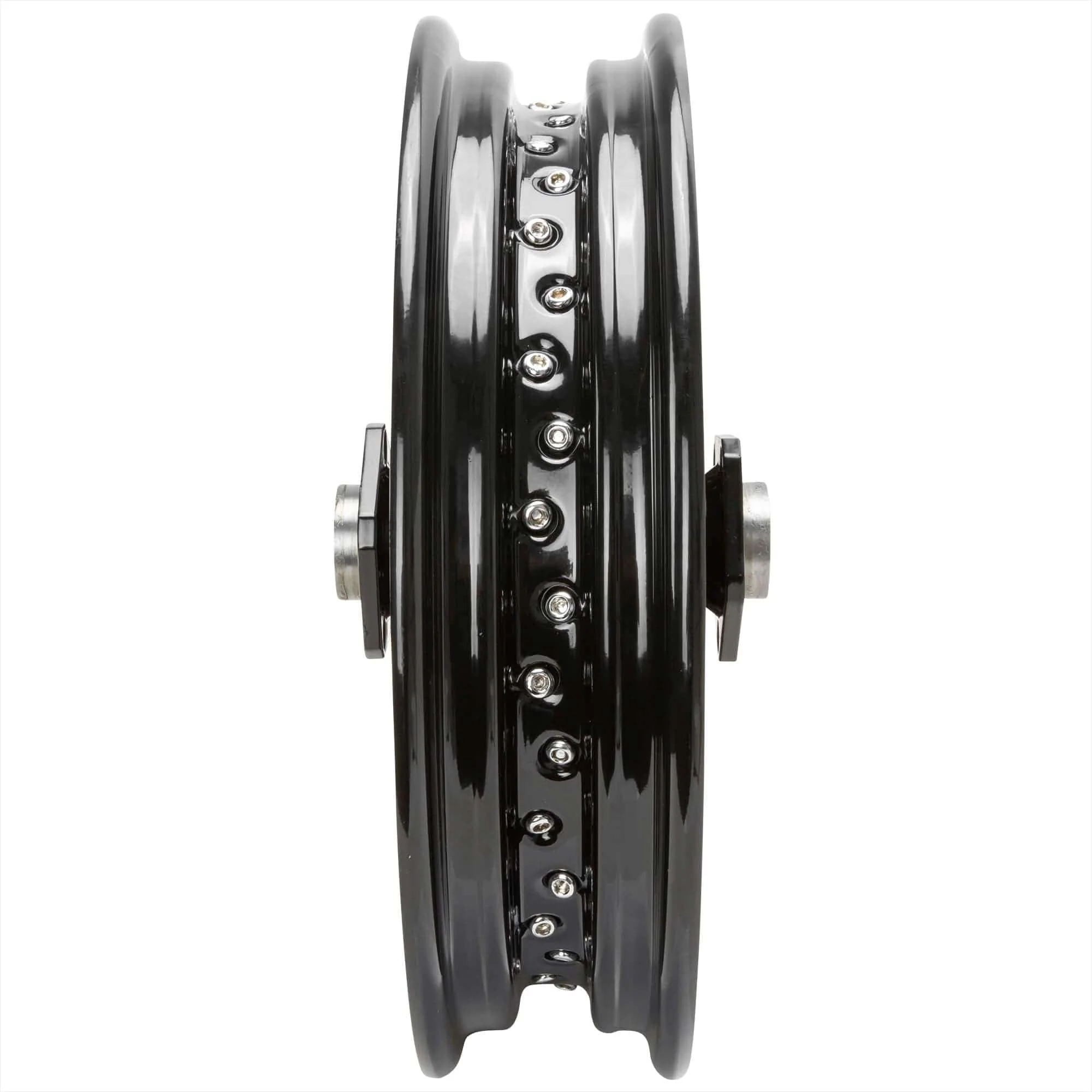 16" x 3.00" Black Wheel for 1973-1984 Harley Big Twin - Front or Rear - Dual Flange - Image 5