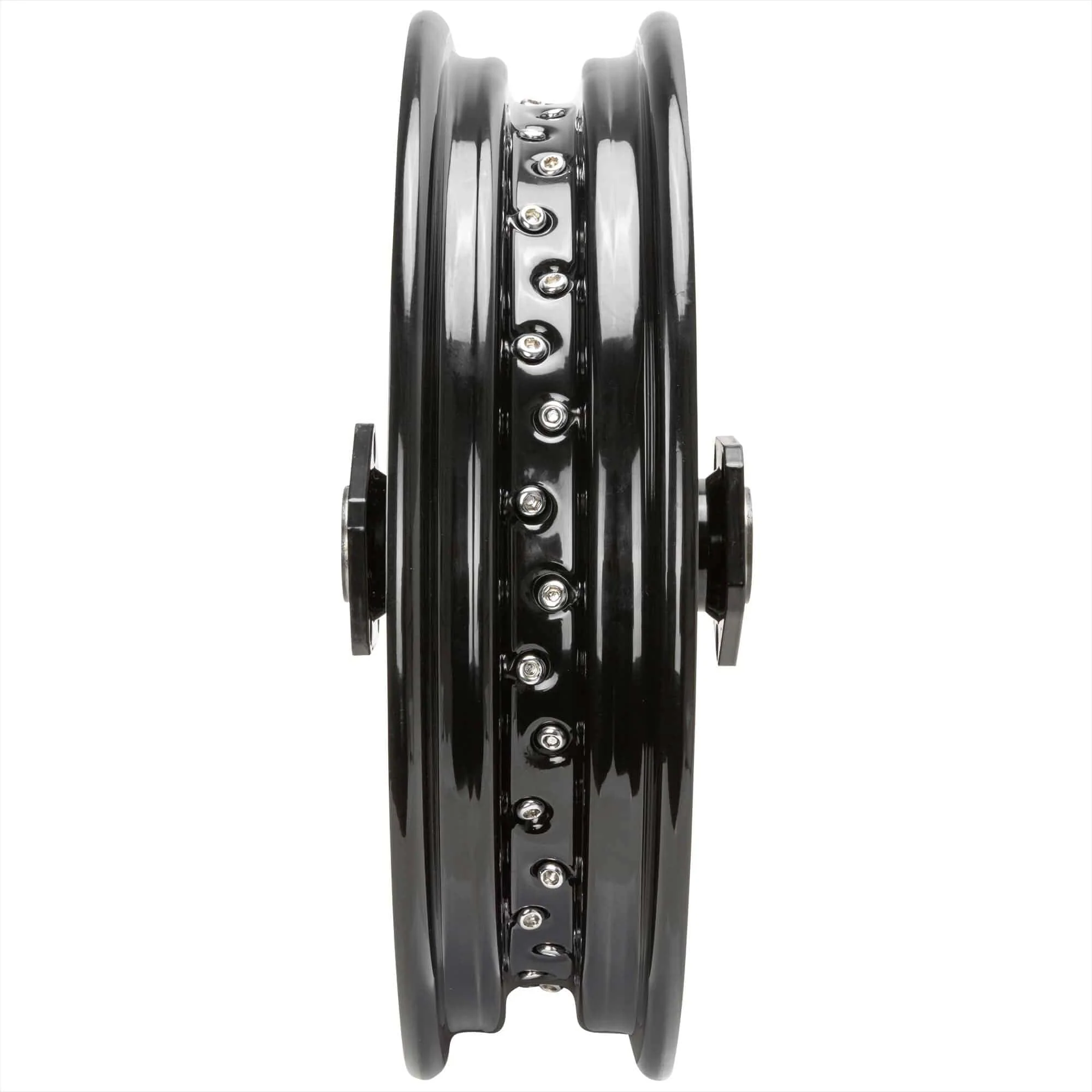 16 x 3.00 Black Complete Rear Wheel fits all Harley-Davidson 1979-1999 - Image 5