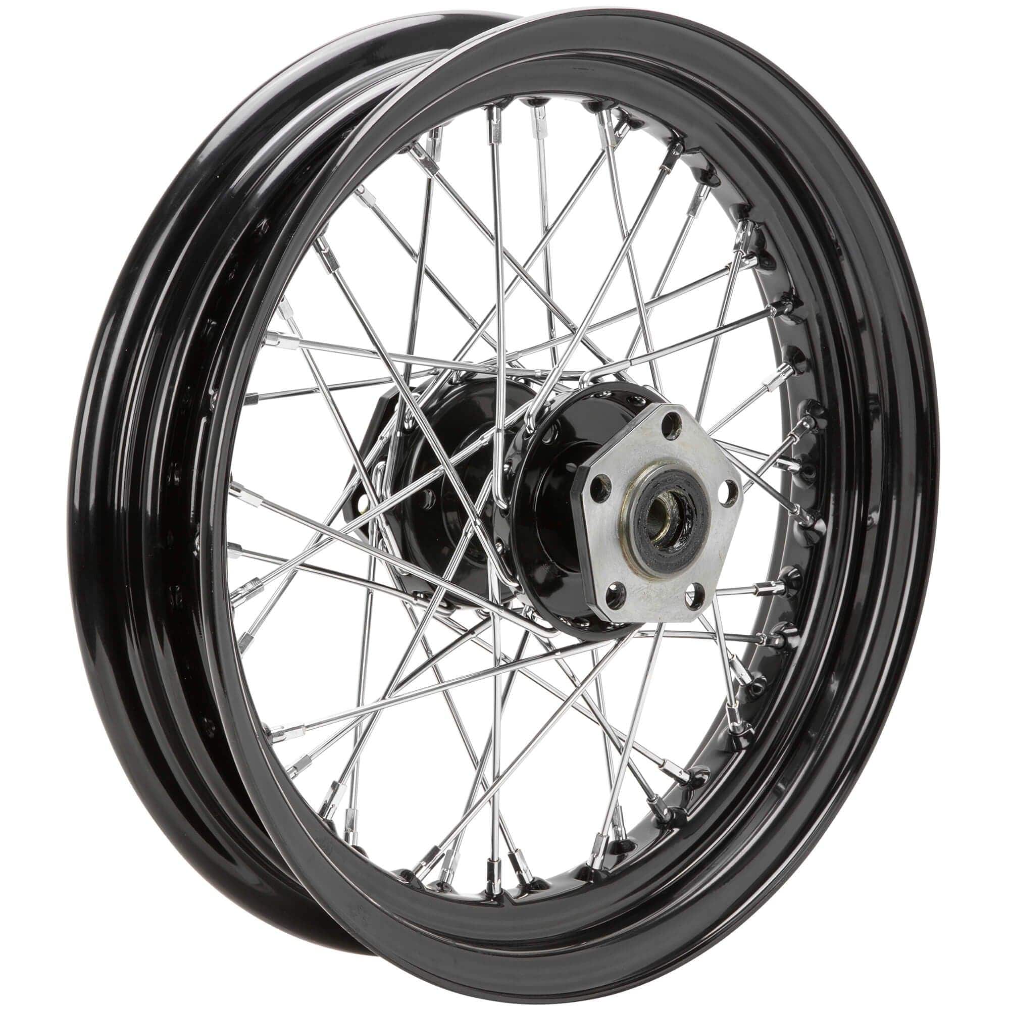 16 x 3.00 Black Complete Rear Wheel fits all Harley-Davidson 1979-1999 - Image 6