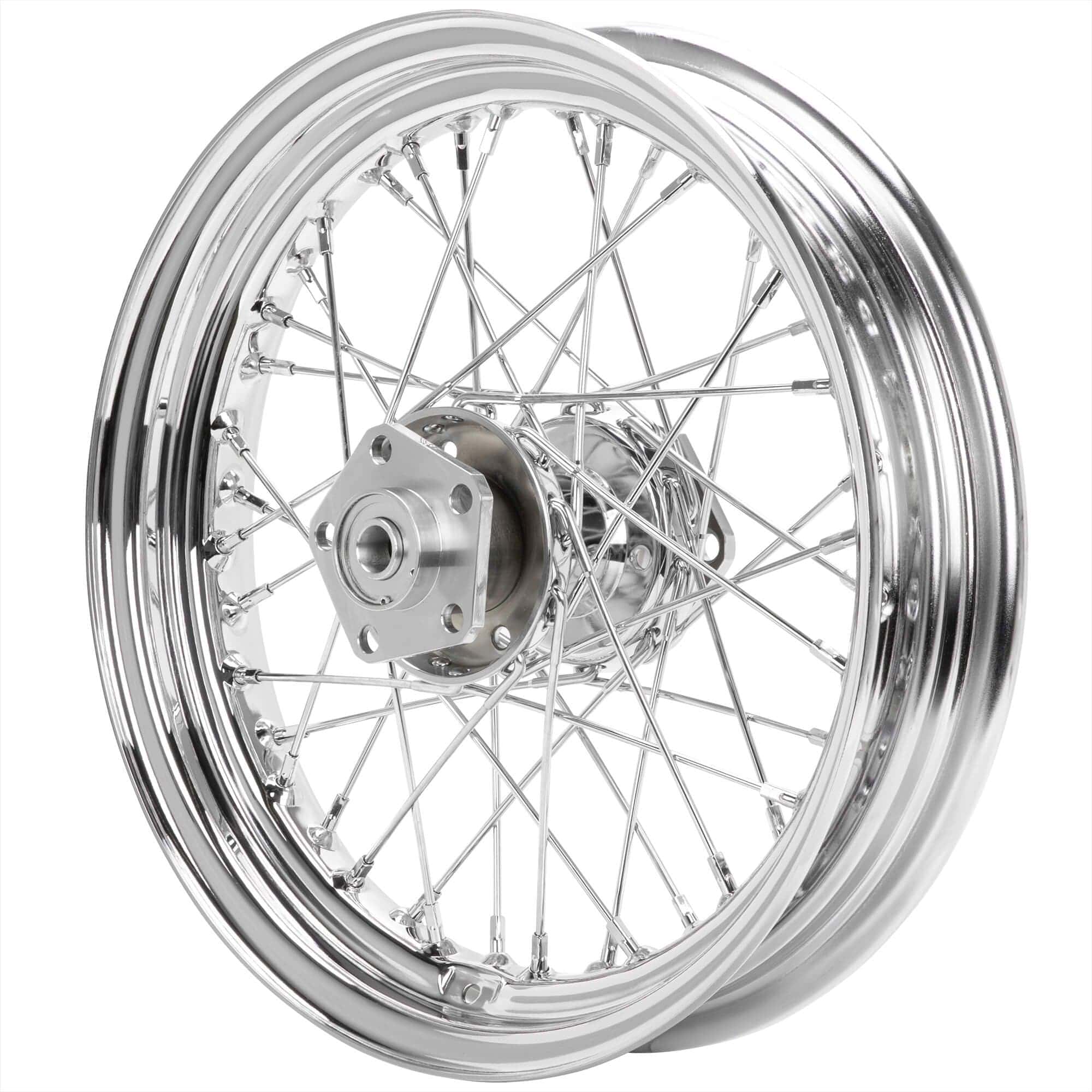 16 x 3.00 Chrome Complete Front / Rear Wheel fits Harley-Davidson Big Twins 1973-1984