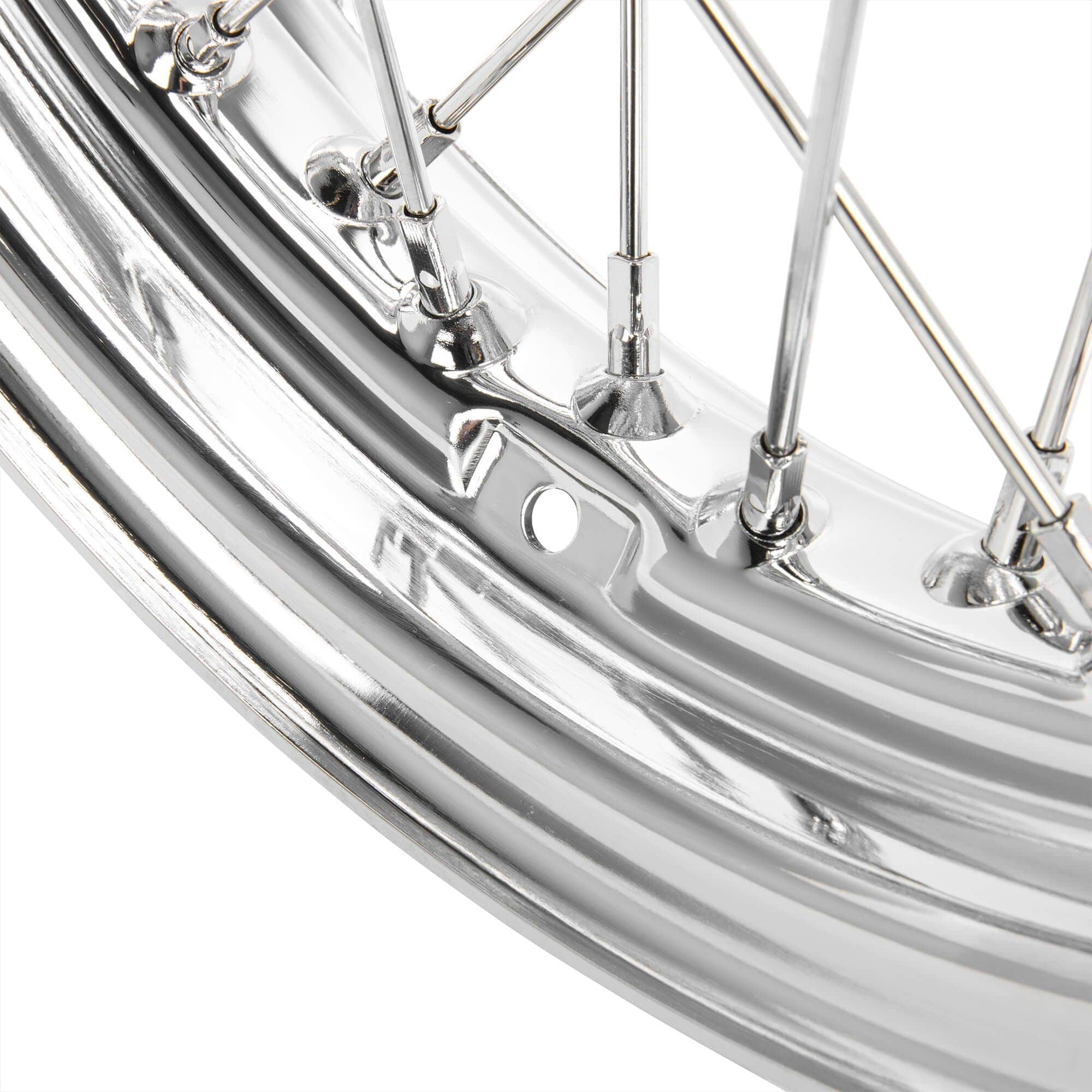 16 x 3.00 Chrome Complete Front / Rear Wheel fits Harley-Davidson Big Twins 1973-1984 - Image 2