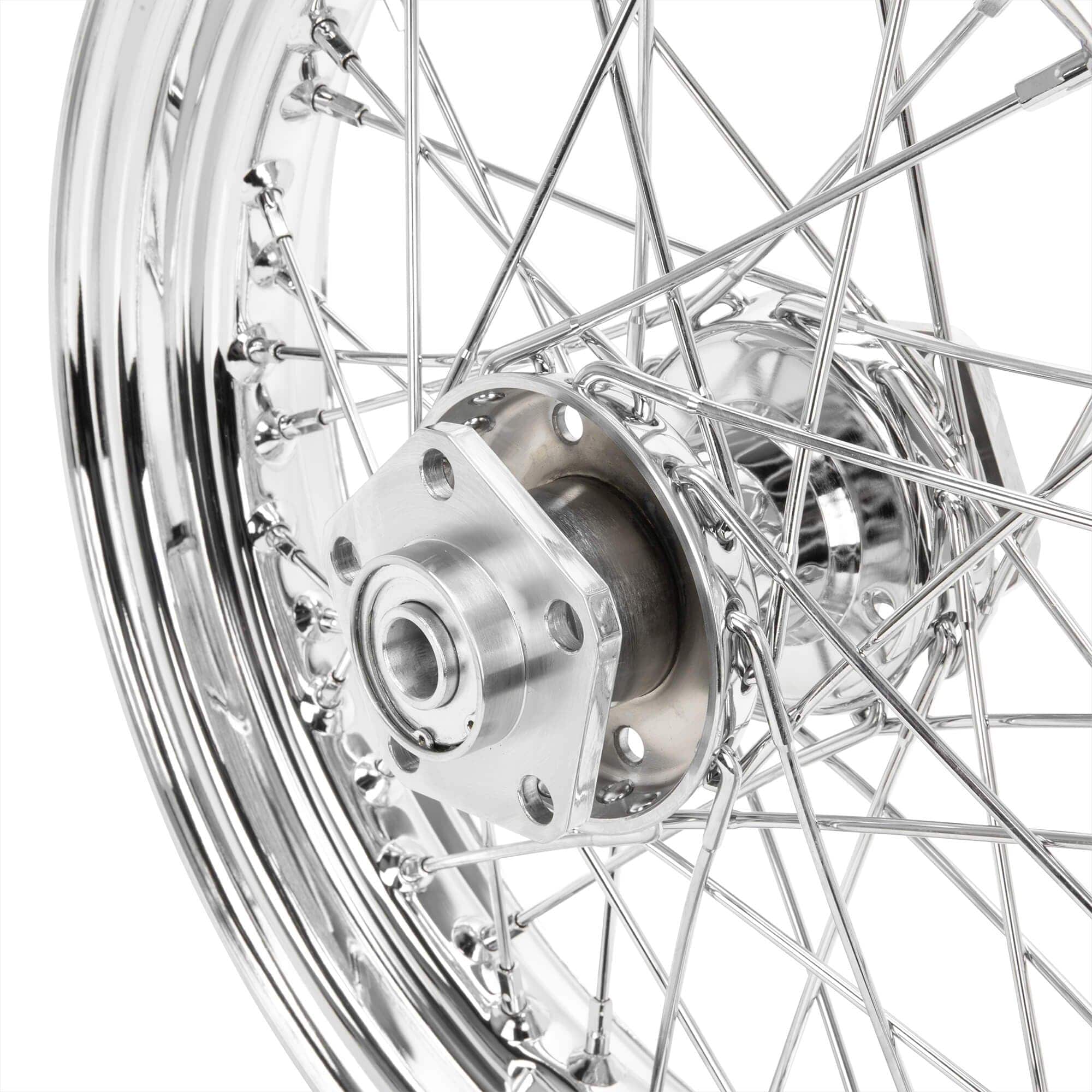 16 x 3.00 Chrome Complete Front / Rear Wheel fits Harley-Davidson Big Twins 1973-1984 - Image 3
