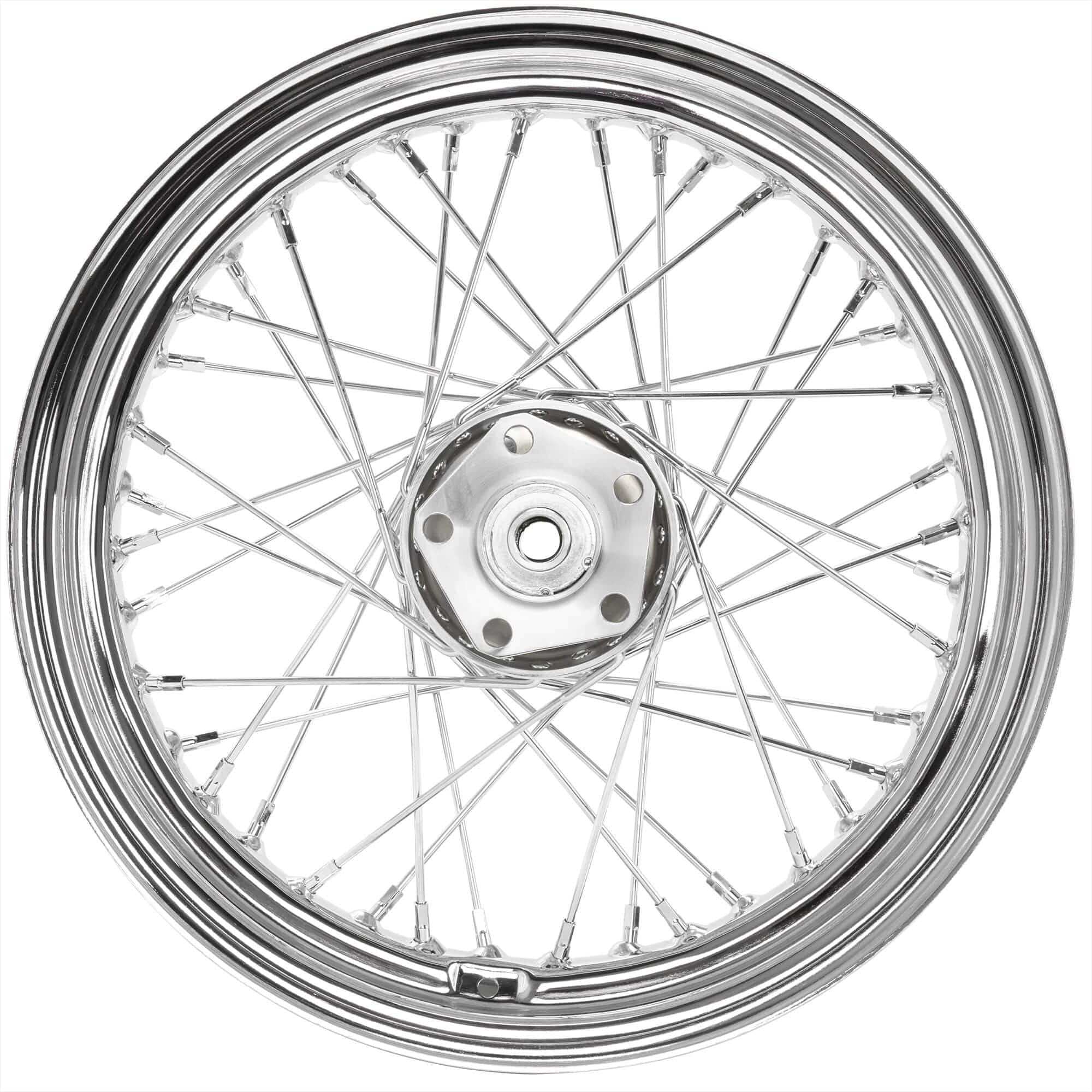 16 x 3.00 Chrome Complete Front / Rear Wheel fits Harley-Davidson Big Twins 1973-1984 - Image 4