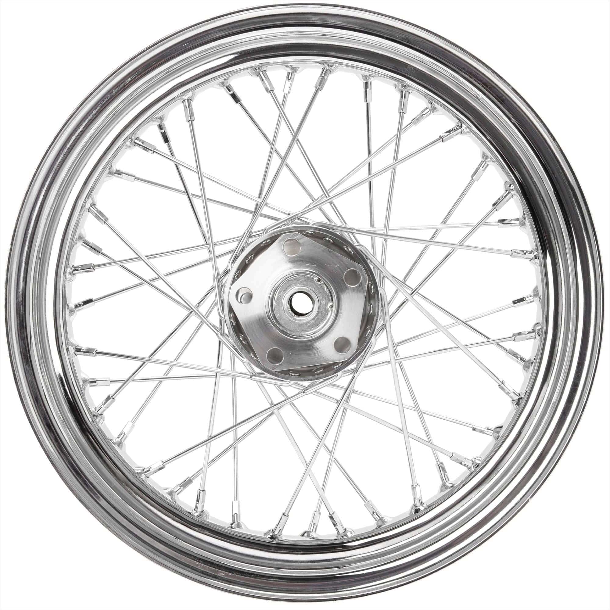 16 x 3.00 Chrome Complete Front / Rear Wheel fits Harley-Davidson Big Twins 1973-1984 - Image 8