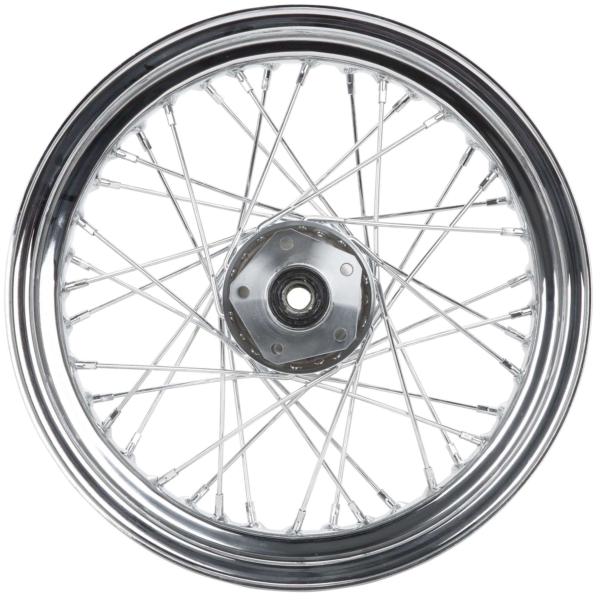 16 x 3.00 Chrome Complete Front Wheel Harley-Davidson FLST 1984-1999 - Image 2