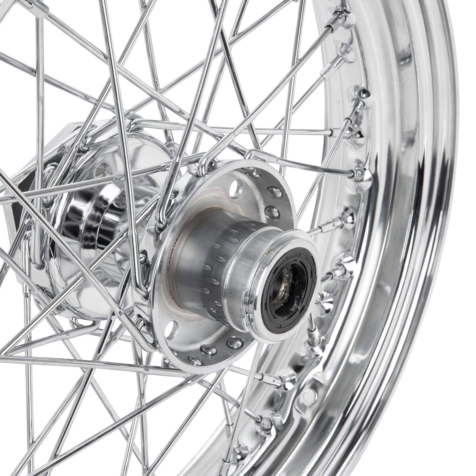 16 x 3.00 Chrome Complete Front Wheel Harley-Davidson FLST 1984-1999 - Image 7