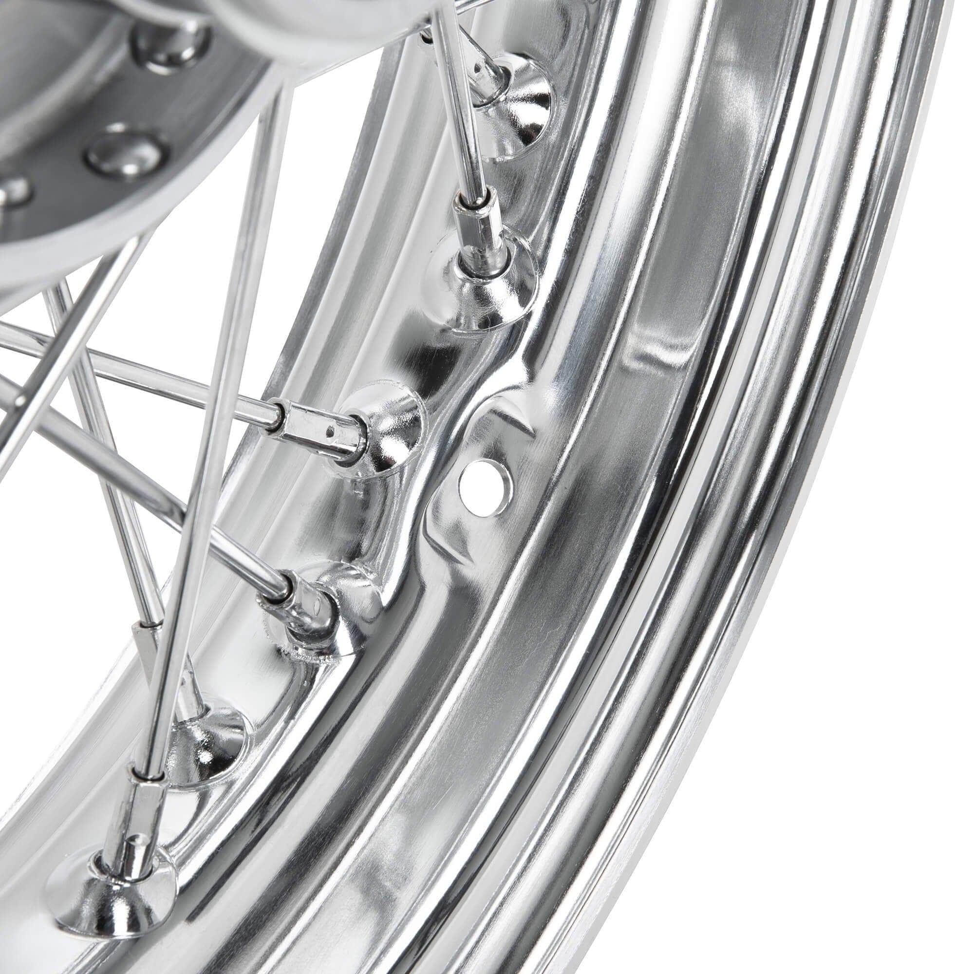 16 x 3.00 Chrome Complete Front Wheel Harley-Davidson FLST 1984-1999 - Image 8