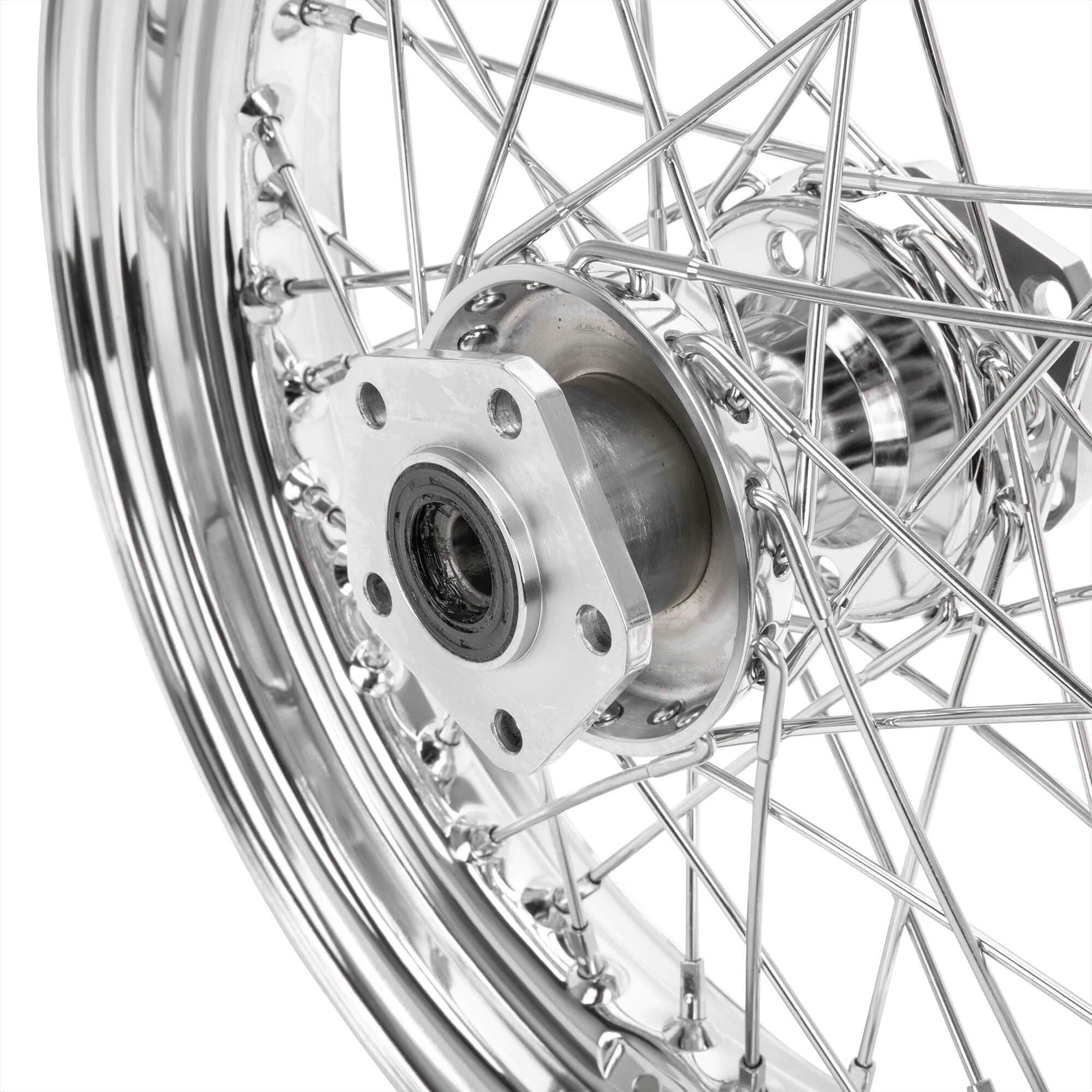 16 x 3.00 Chrome Complete Rear Wheel fits all Harley-Davidson 1979-1999 - Image 3