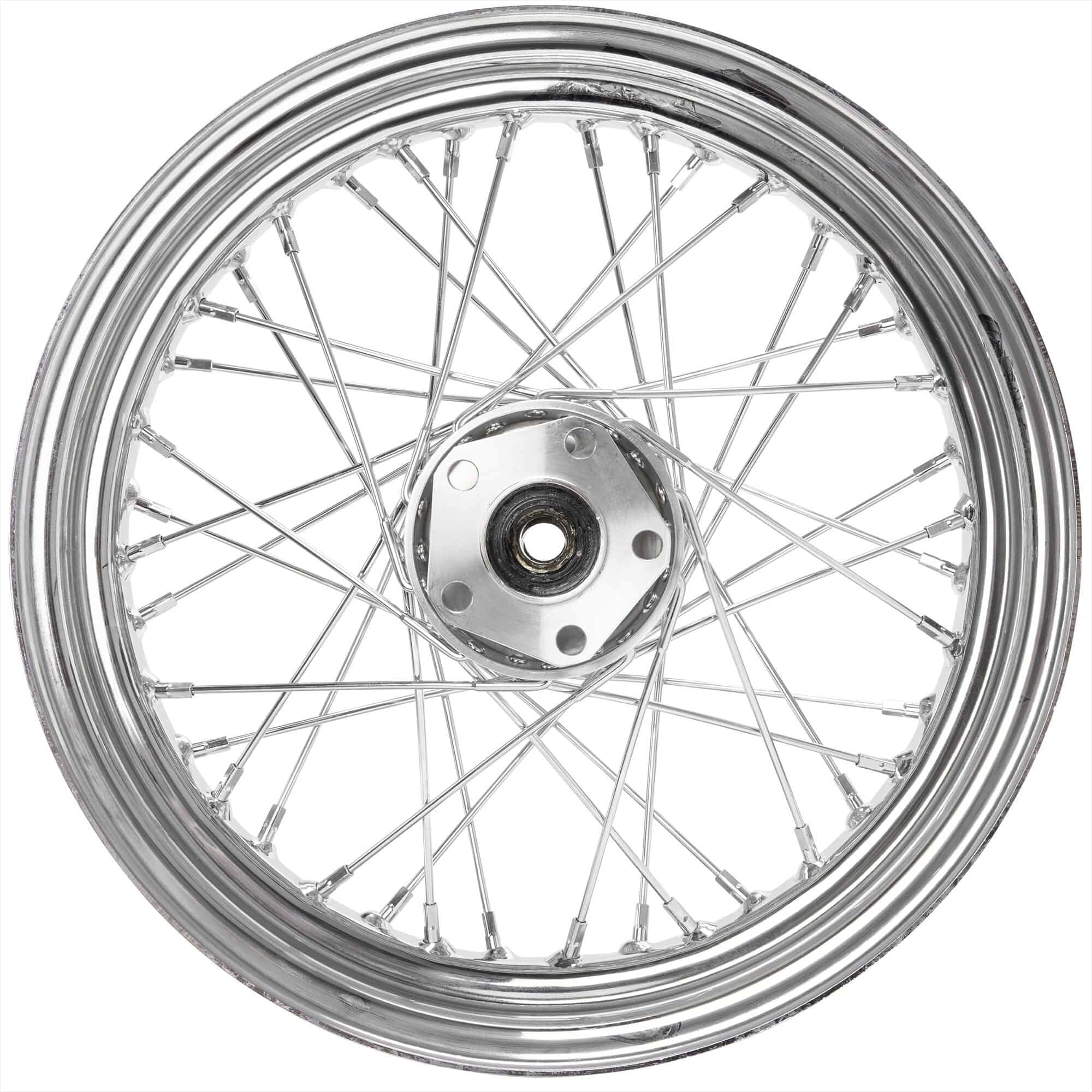 16 x 3.00 Chrome Complete Rear Wheel fits all Harley-Davidson 1979-1999 - Image 7
