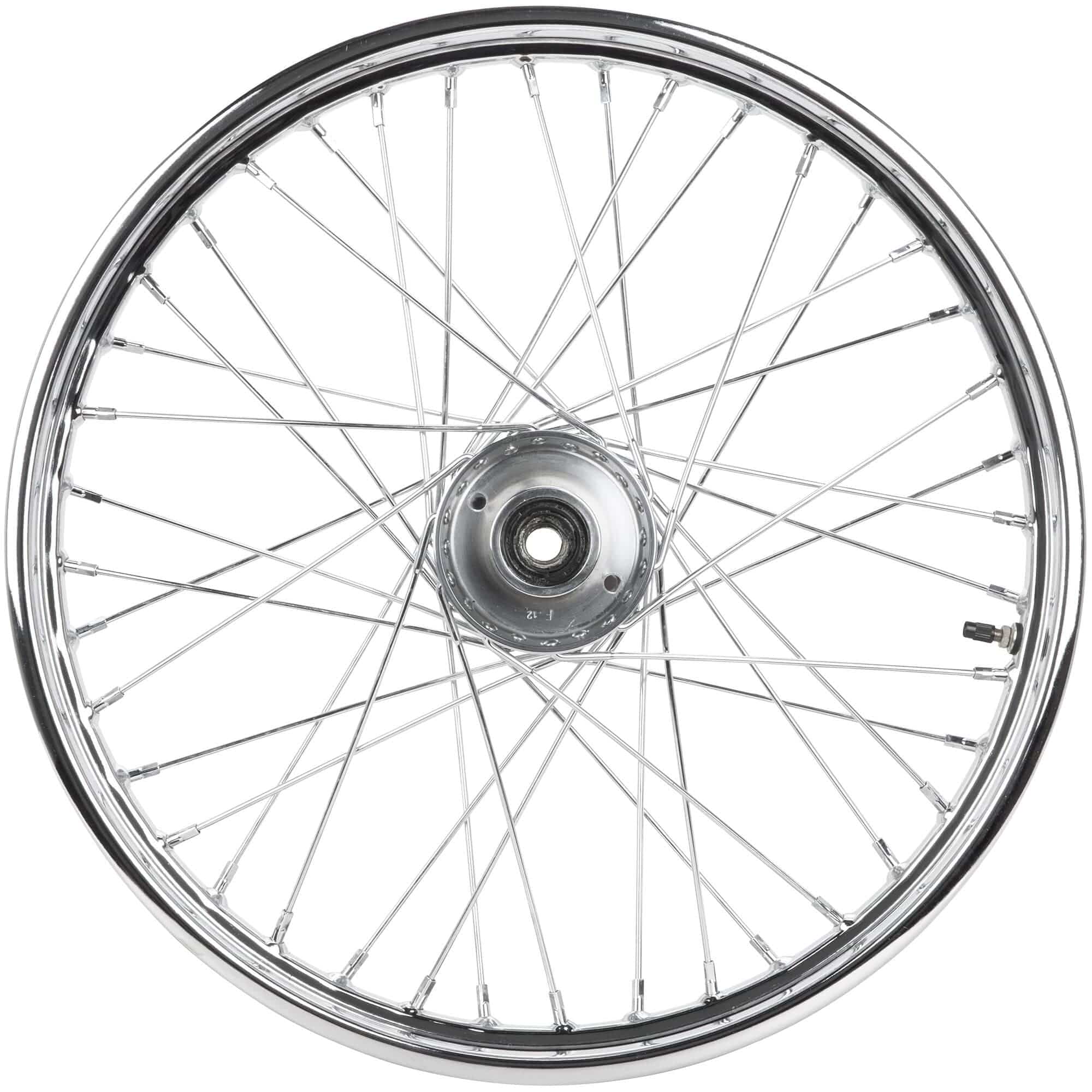 21 x 2.15 Chrome Complete Front Single Flange Wheel Harley-Davidson FXST FXDWG 1984-1999 - Image 4