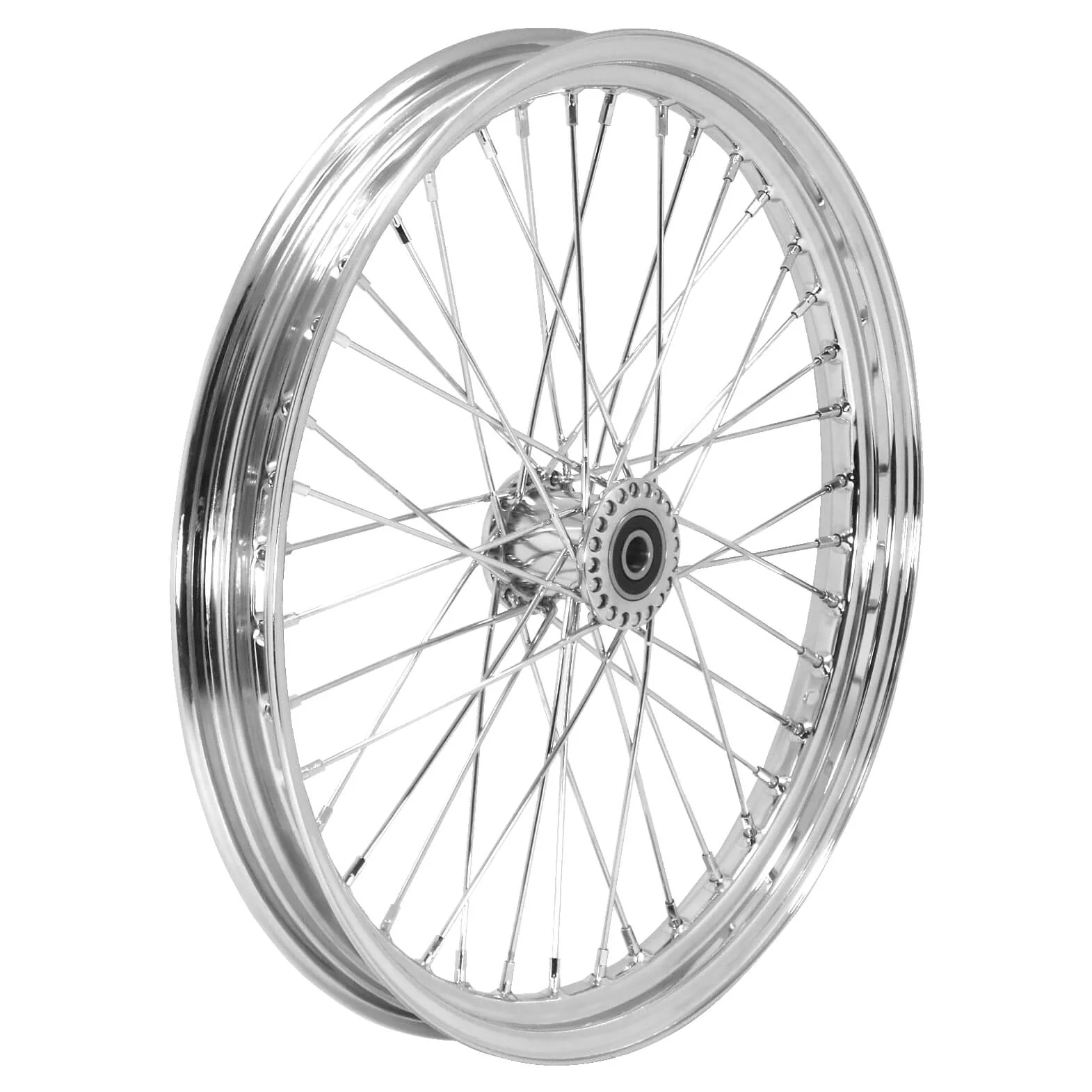 21 x 2.15 Chrome Front Spool Wheel