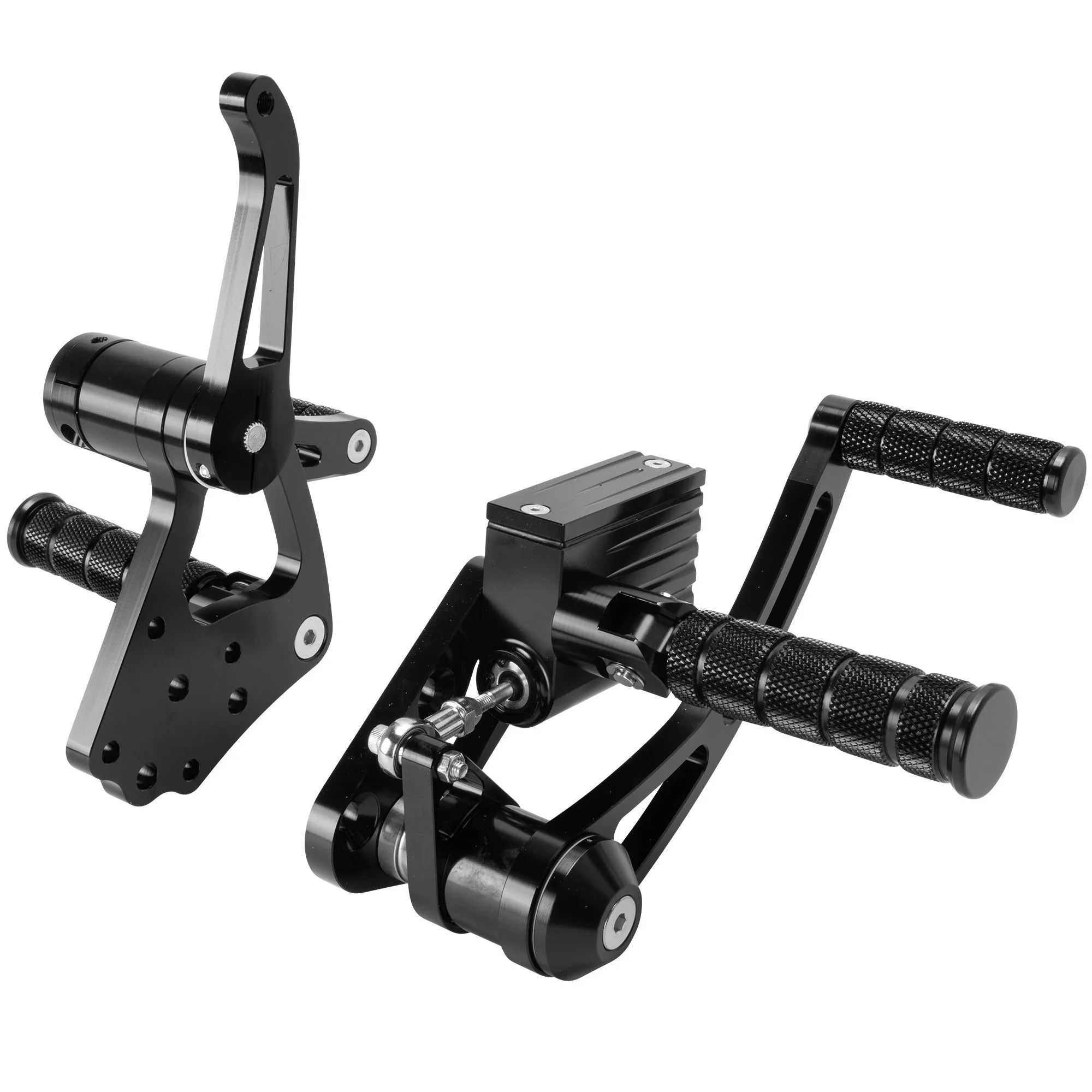 Forward Controls 1936-1999 Harley-Davidson Big Twin - 5/8" Bore - Black Billet - Image 3