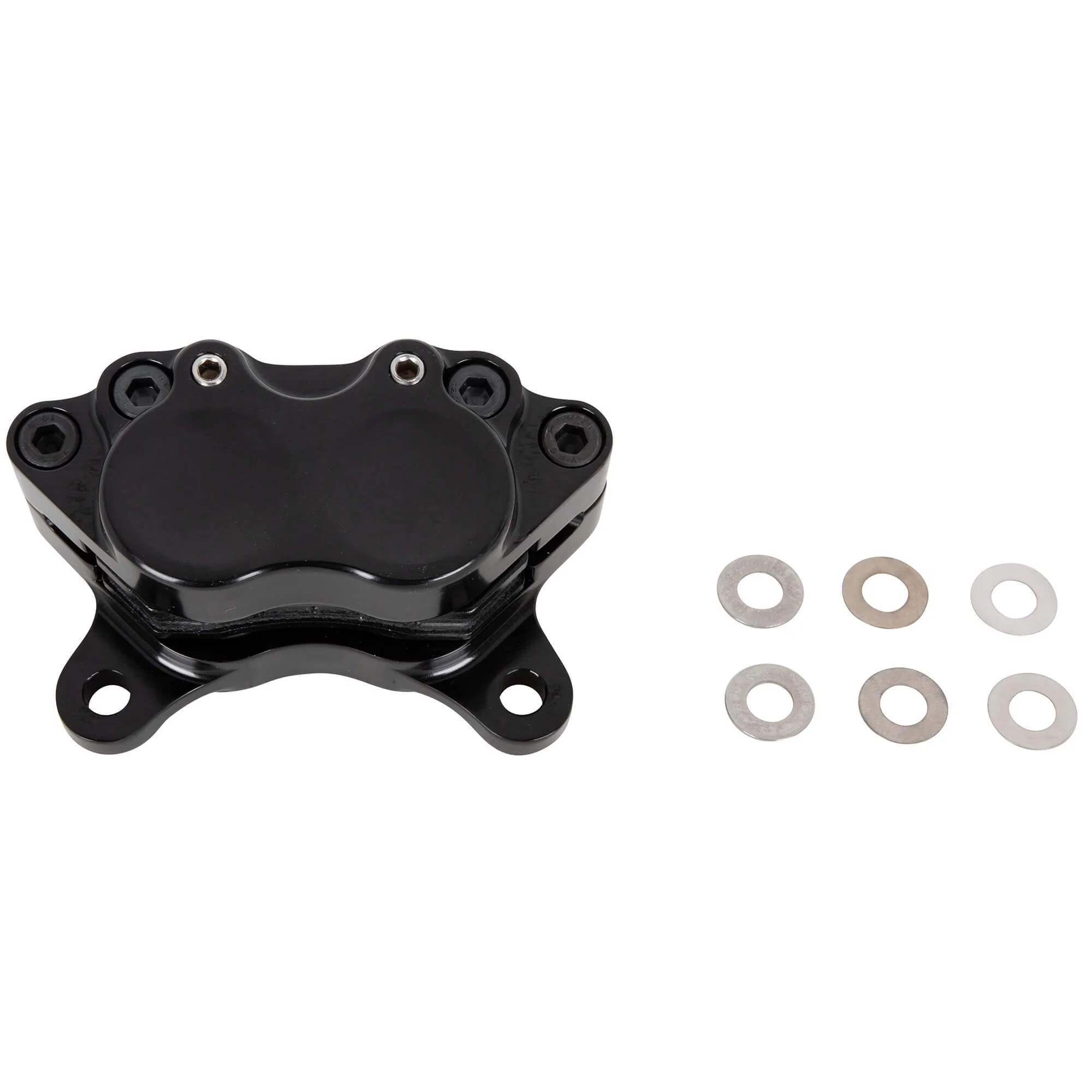Four Piston Brake Caliper - Black Anodized - Image 2