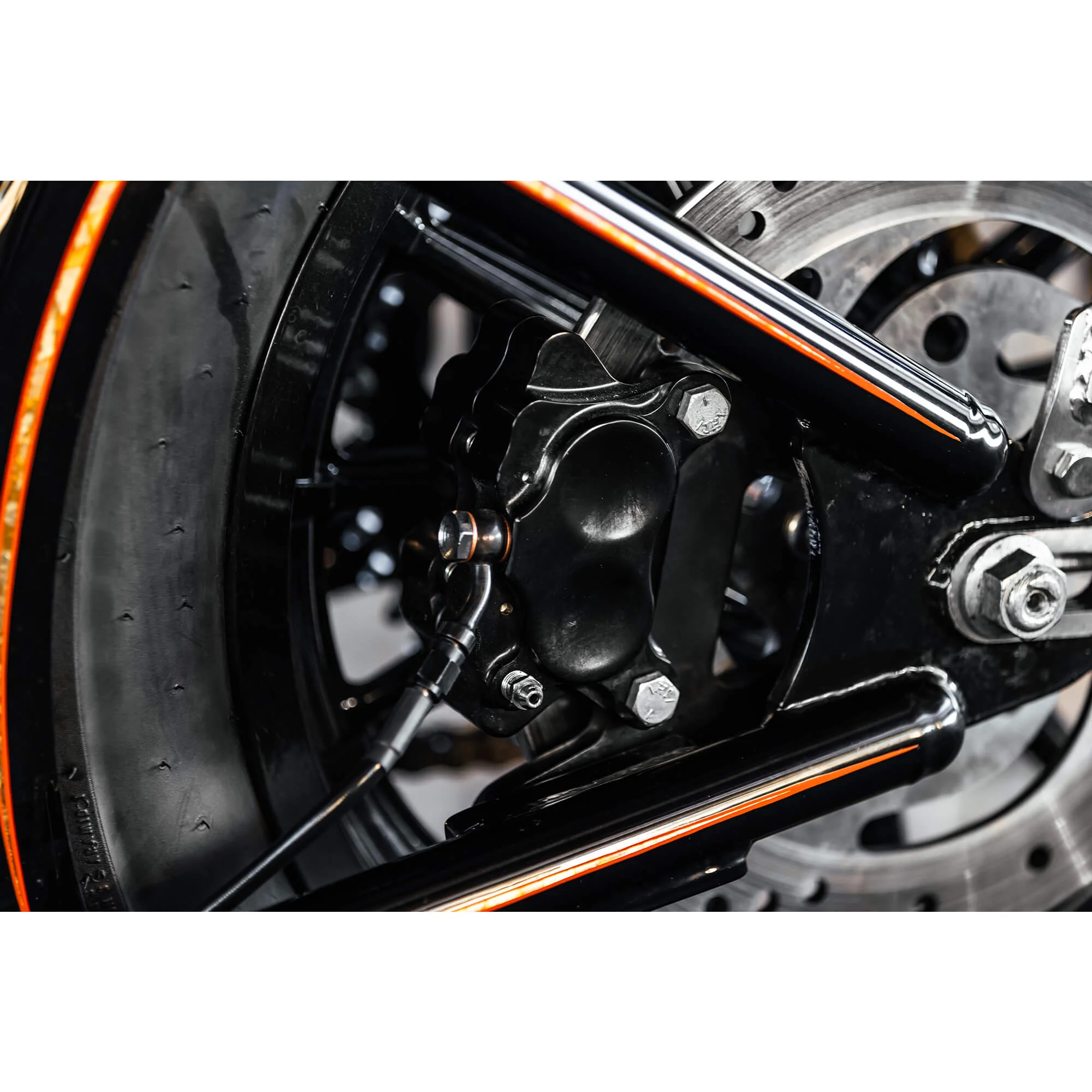 Four Piston Brake Caliper - Black Anodized - Image 6