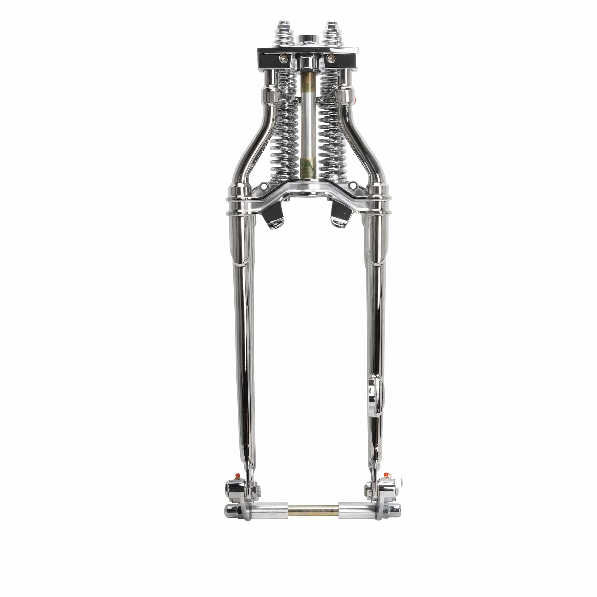Hardbody Antique Style Springer Front End - 2 inch Over Length - Chrome - Image 7