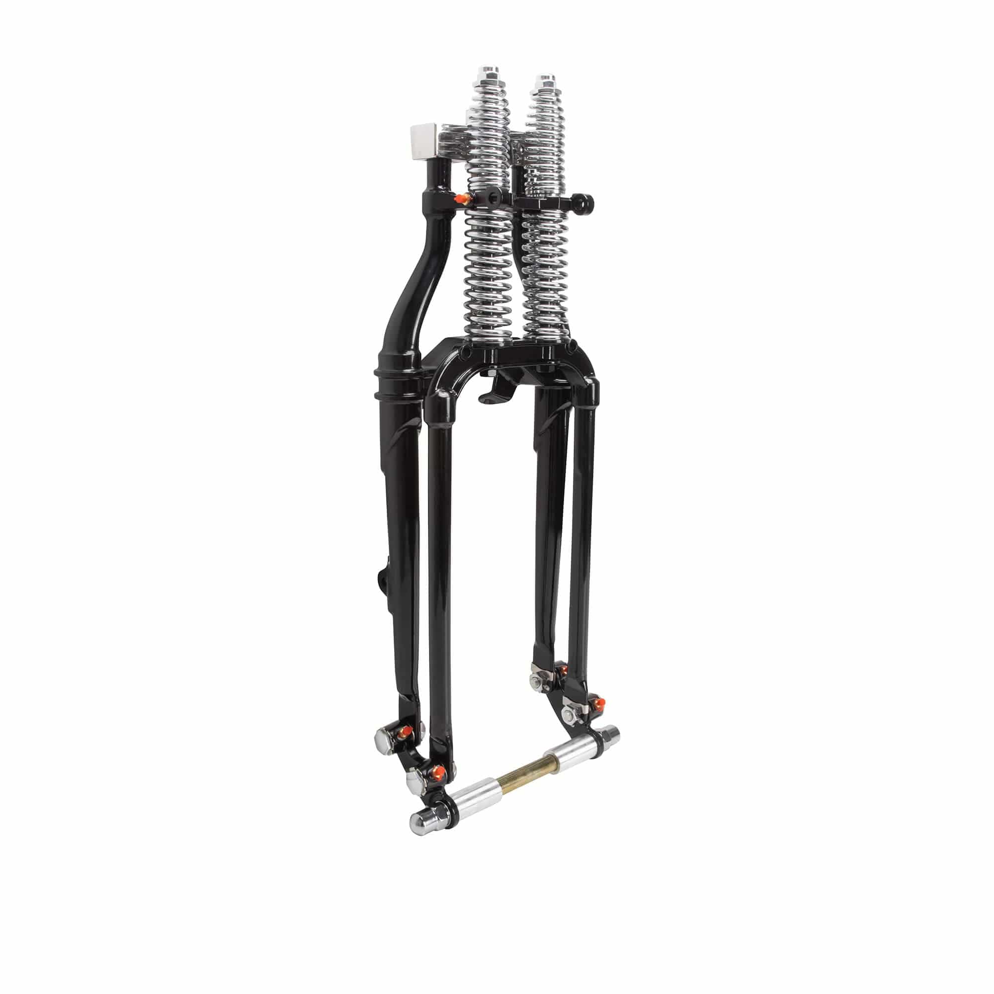Hardbody Antique Style Springer Front End - 2 inch Under Length - Black