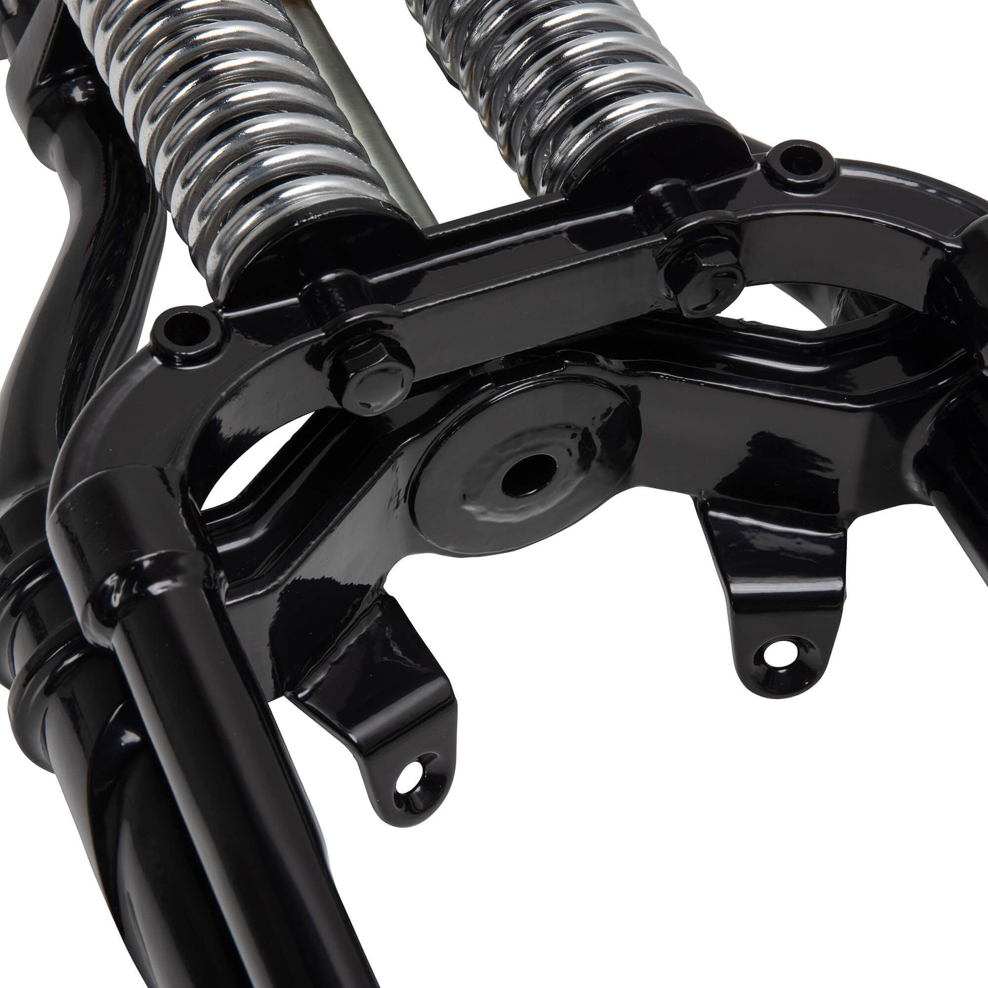 Hardbody Antique Style Springer Front End - 2 inch Under Length - Black - Image 14