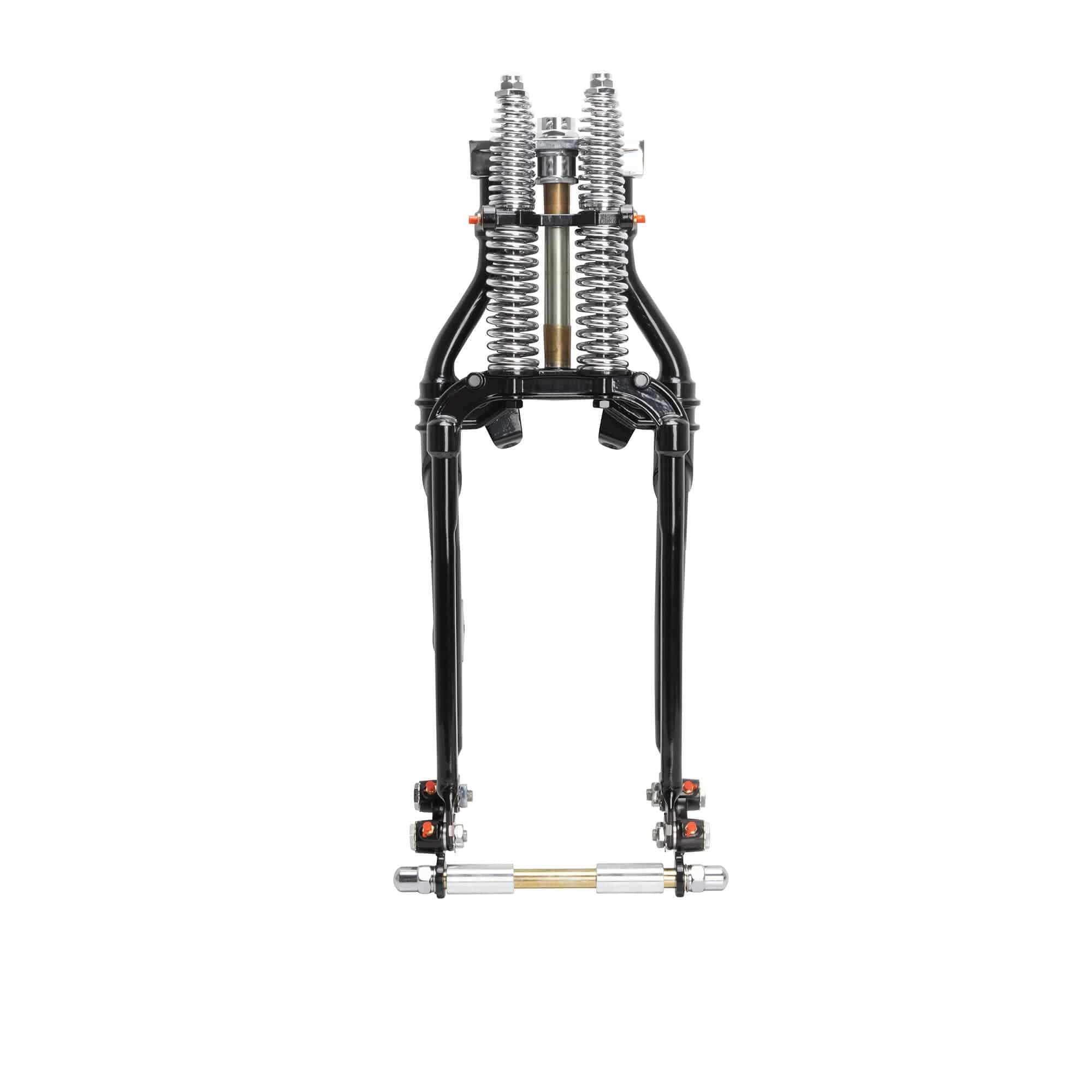 Hardbody Antique Style Springer Front End - 2 inch Under Length - Black - Image 2