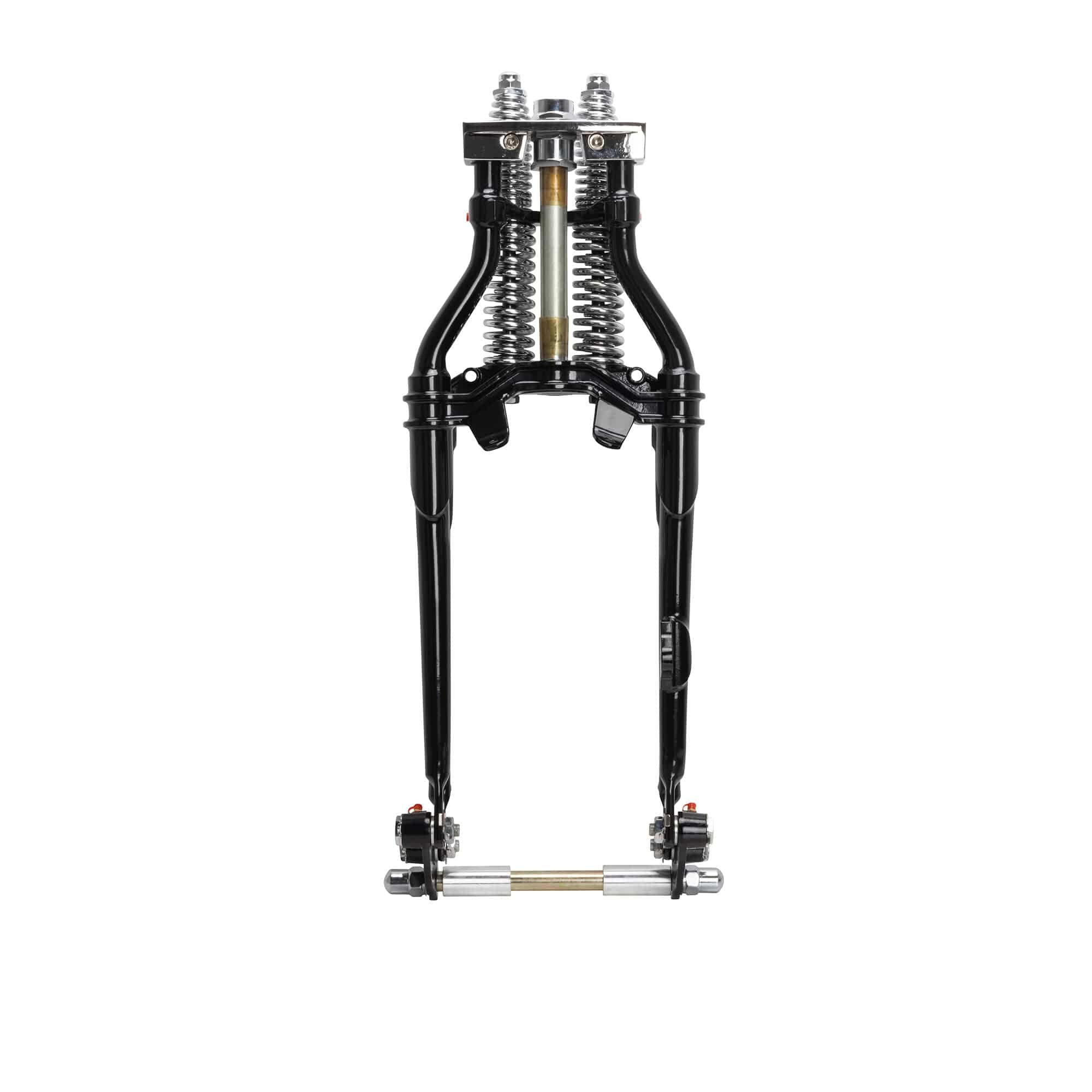 Hardbody Antique Style Springer Front End - 2 inch Under Length - Black - Image 3
