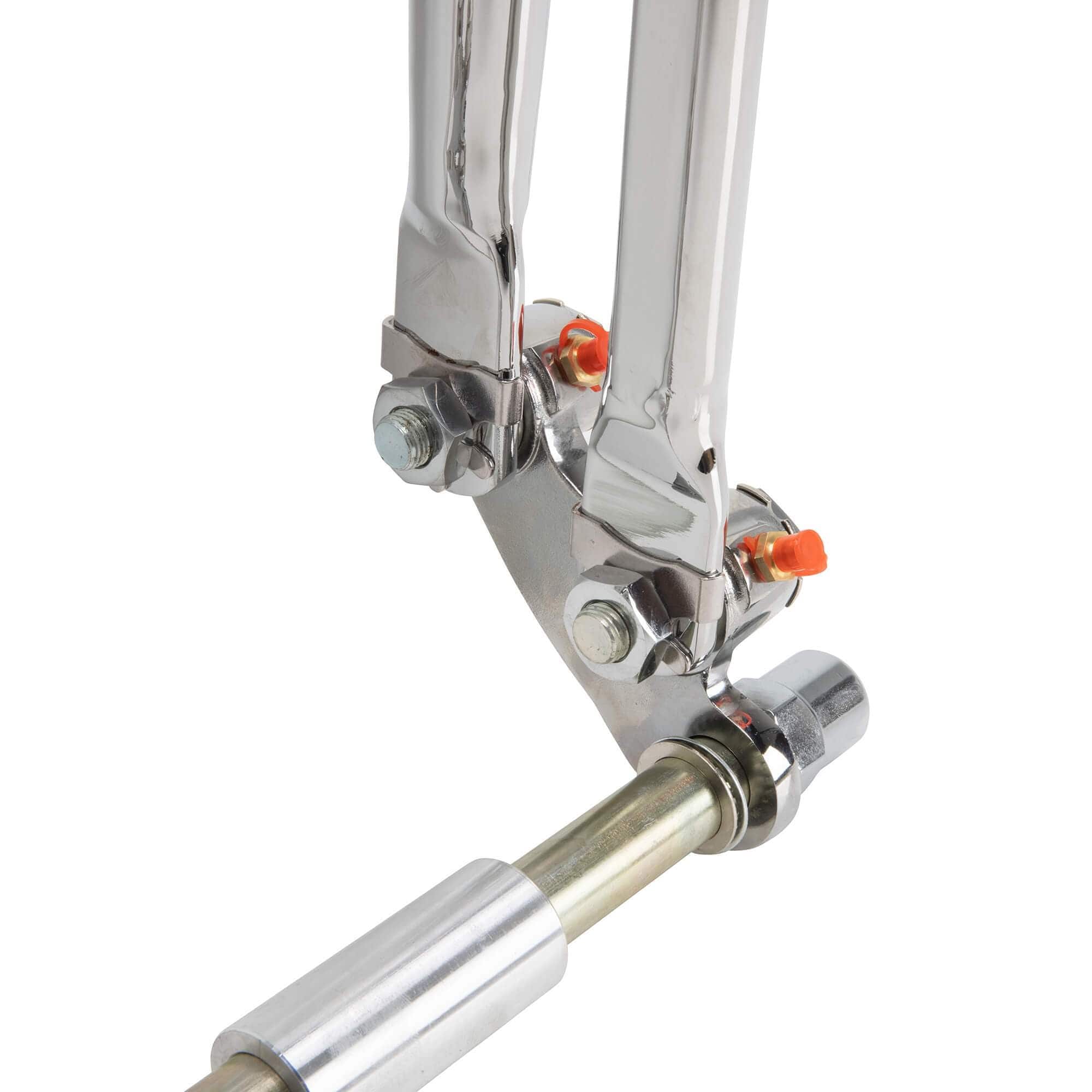 Hardbody Antique Style Springer Front End - 2 inch Under Length - Chrome - Image 6