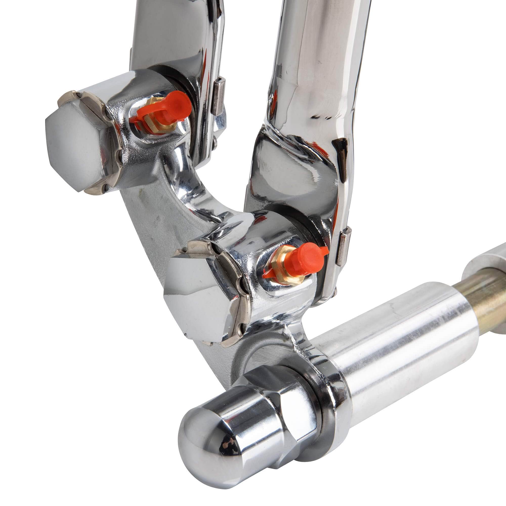 Hardbody Antique Style Springer Front End - 2 inch Under Length - Chrome - Image 8