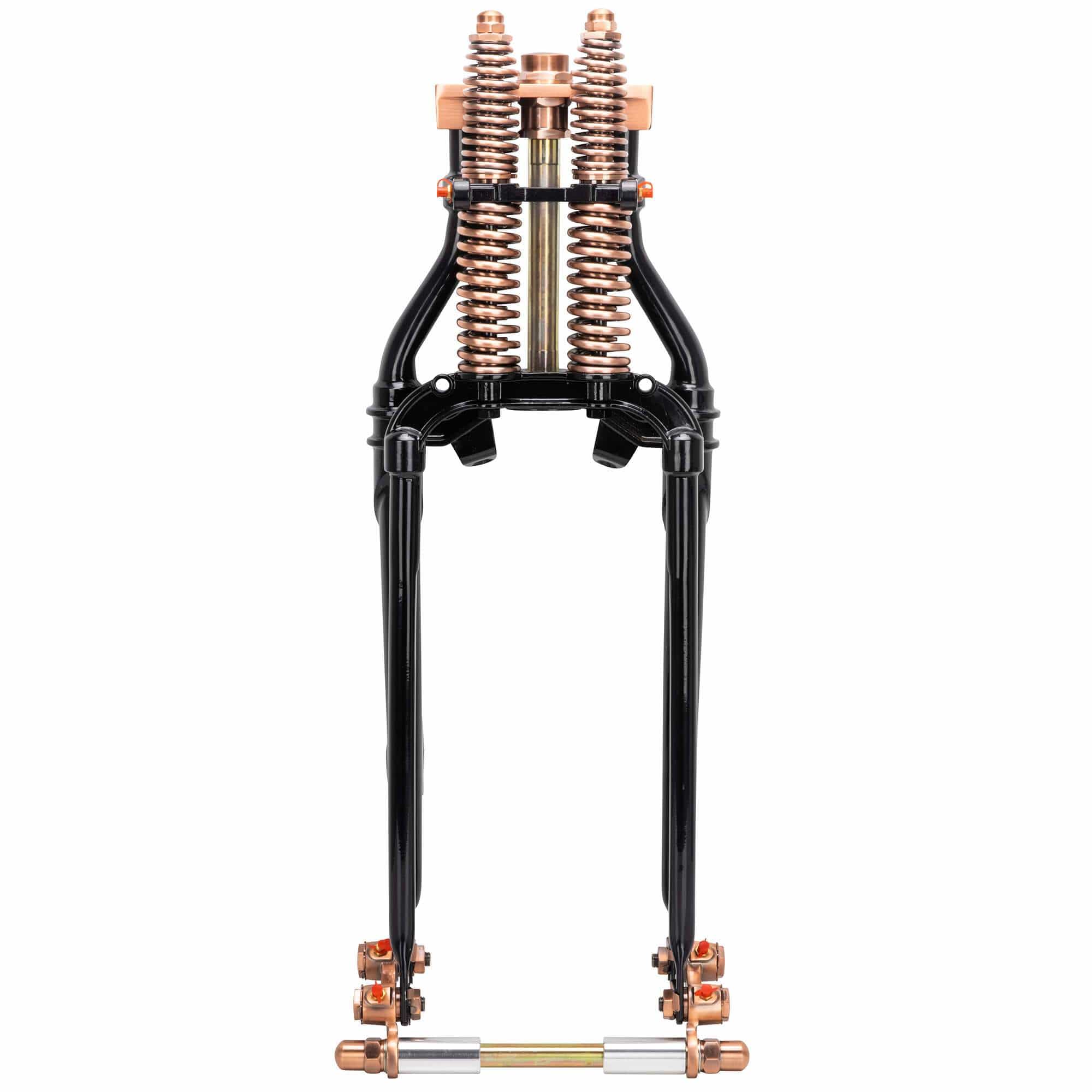 Hardbody Antique Style Springer Front End - Standard Length - Copper and Black - Image 2