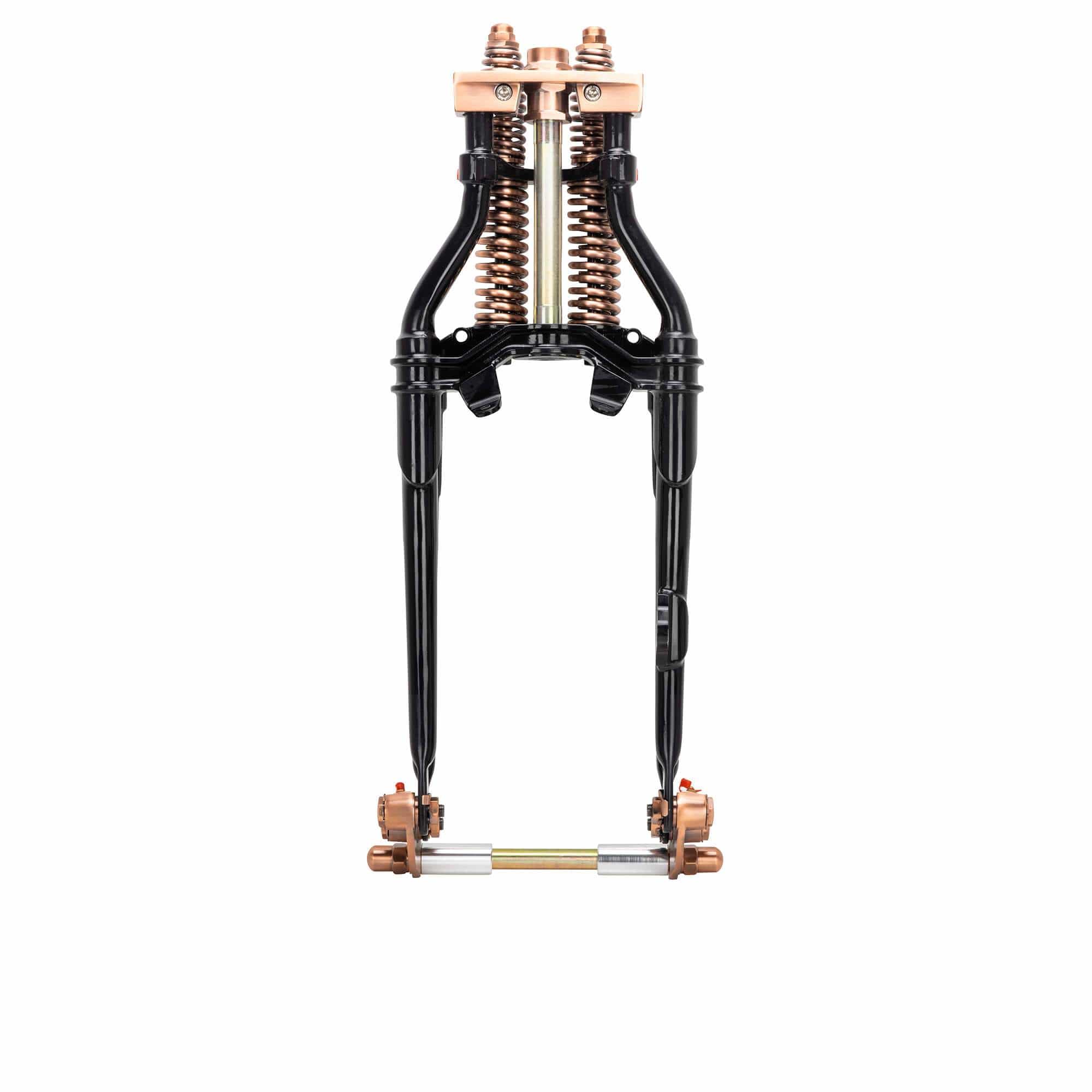 Hardbody Springer Front End - Antique Style 2" Under Length - Copper and Black - Image 10