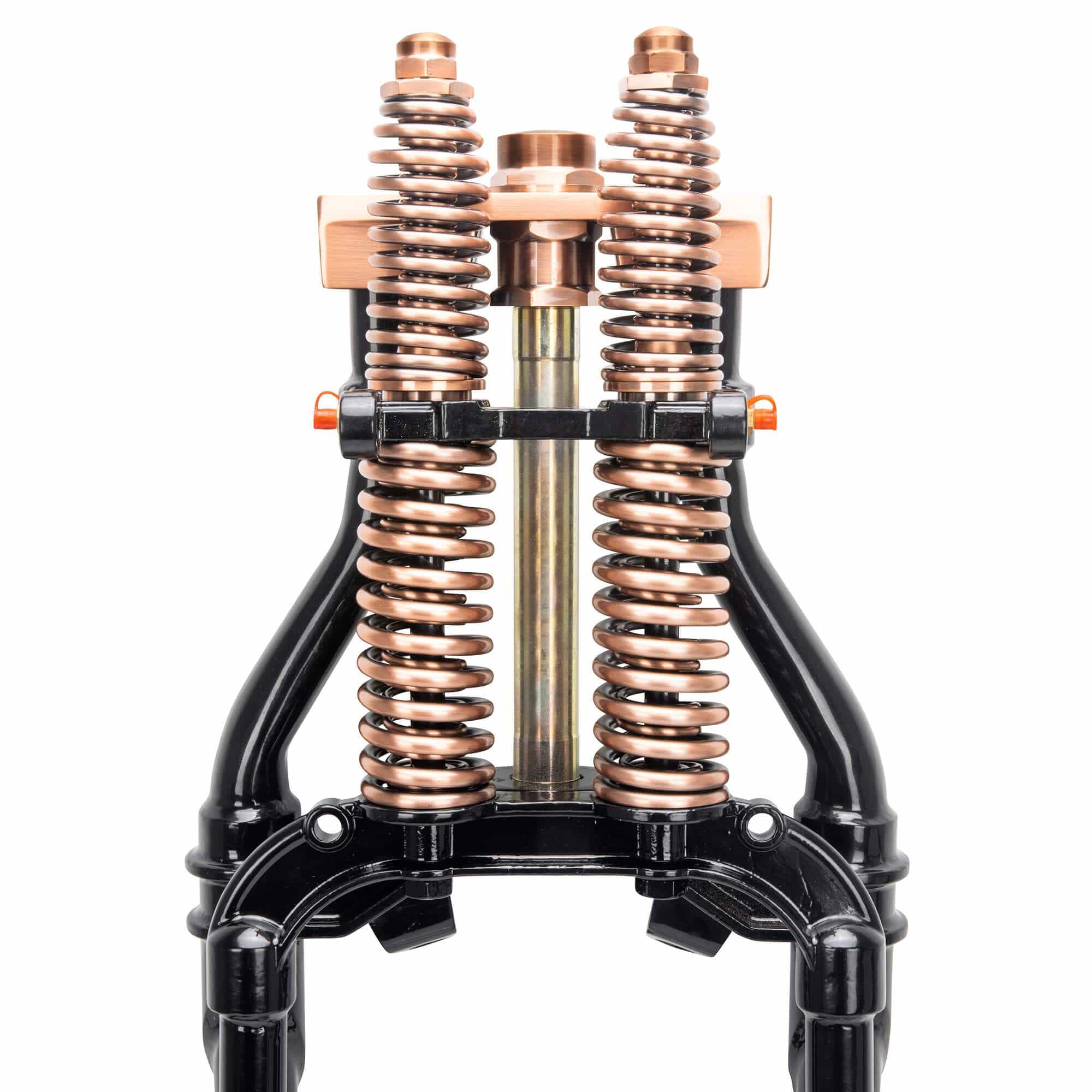 Hardbody Springer Front End - Antique Style 2" Under Length - Copper and Black - Image 5