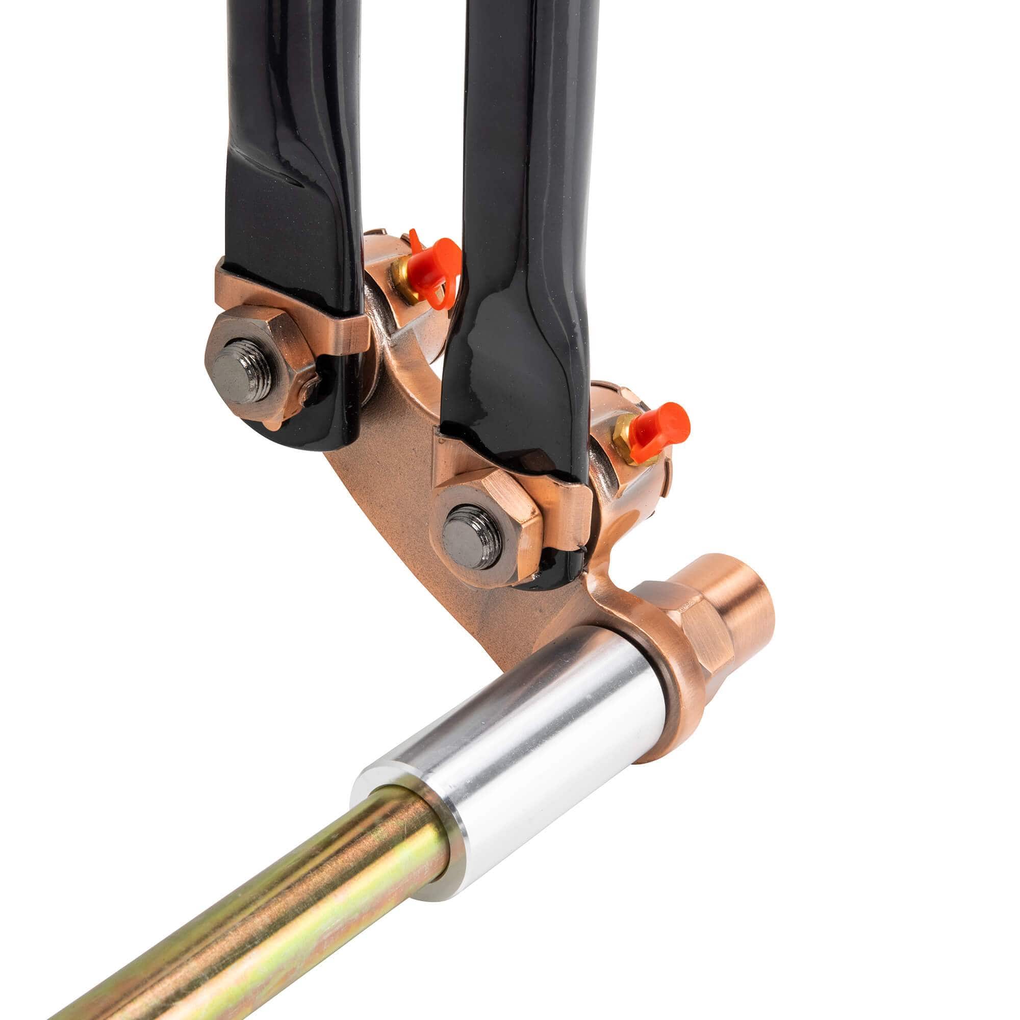 Hardbody Springer Front End - Antique Style 2" Under Length - Copper and Black - Image 7