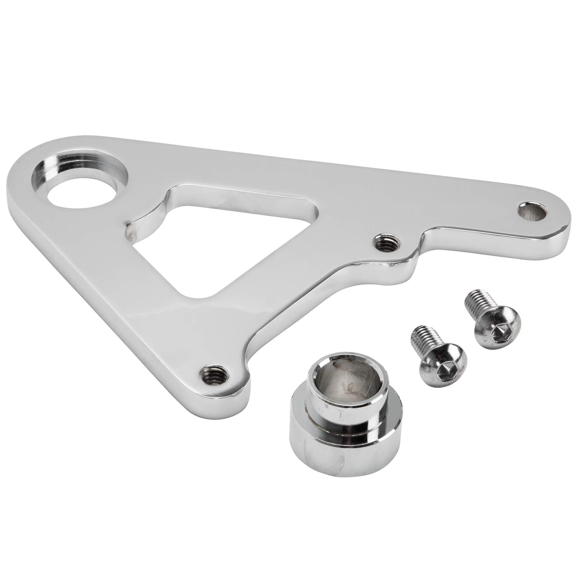 Rear Caliper Bracket for Rigid Models with 11-1/2 inch Rotors - 3/4" Axle - Chrome - Image 3
