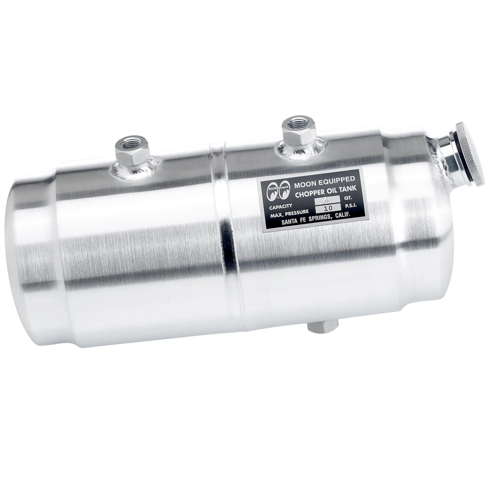 4 quart Traditional Chopper Oil Tank for Harley-Davidson Choppers - Image 2