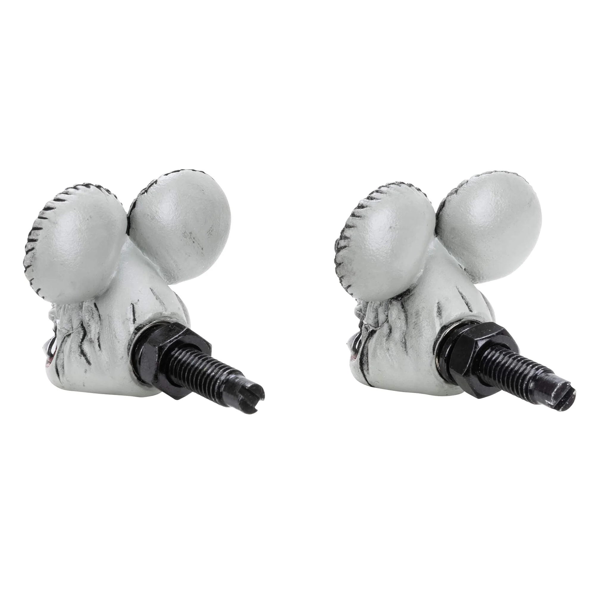 Rat Fink Head License Plate Bolts - Gray - Image 4