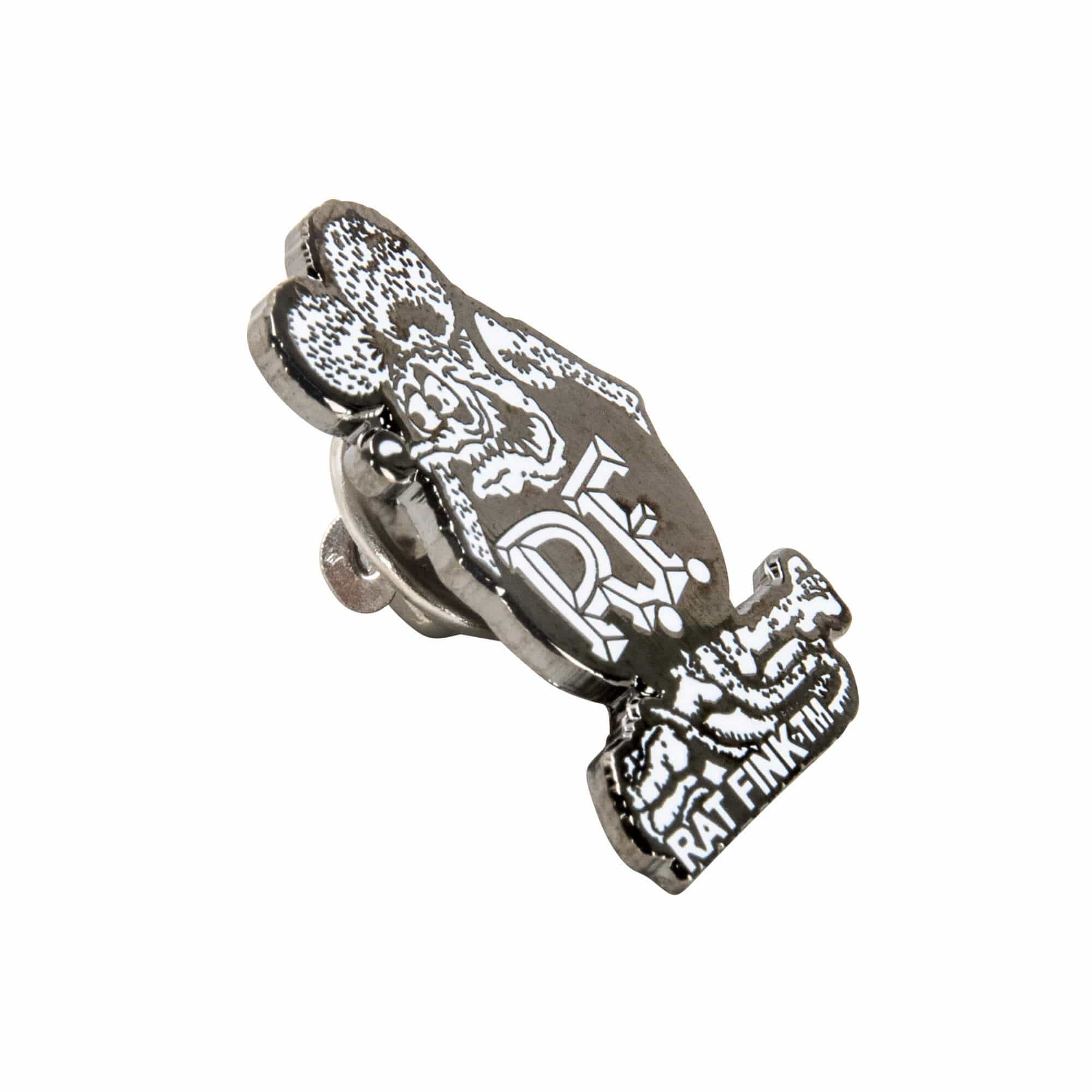 Rat Fink Lapel Pin - Black - Image 2