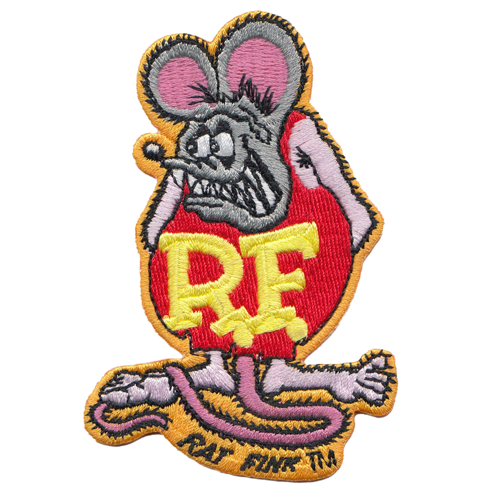 Rat Fink Patch - Pink