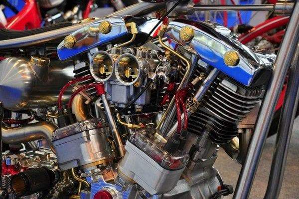 74LDMD Dual Magneto Setup for Alternator Big Twin Harley Davidsons - Brushed Finish - Image 2