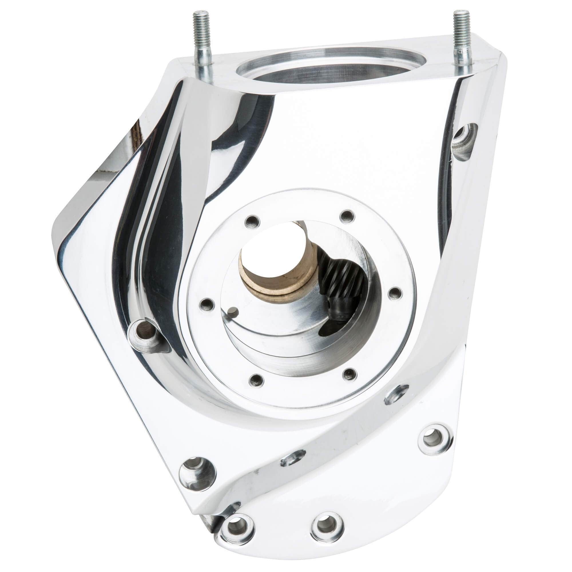M-5 Magneto for Alternator Big Twin Harley Davidsons 1970 - 1973 - Brushed Finish - Image 9