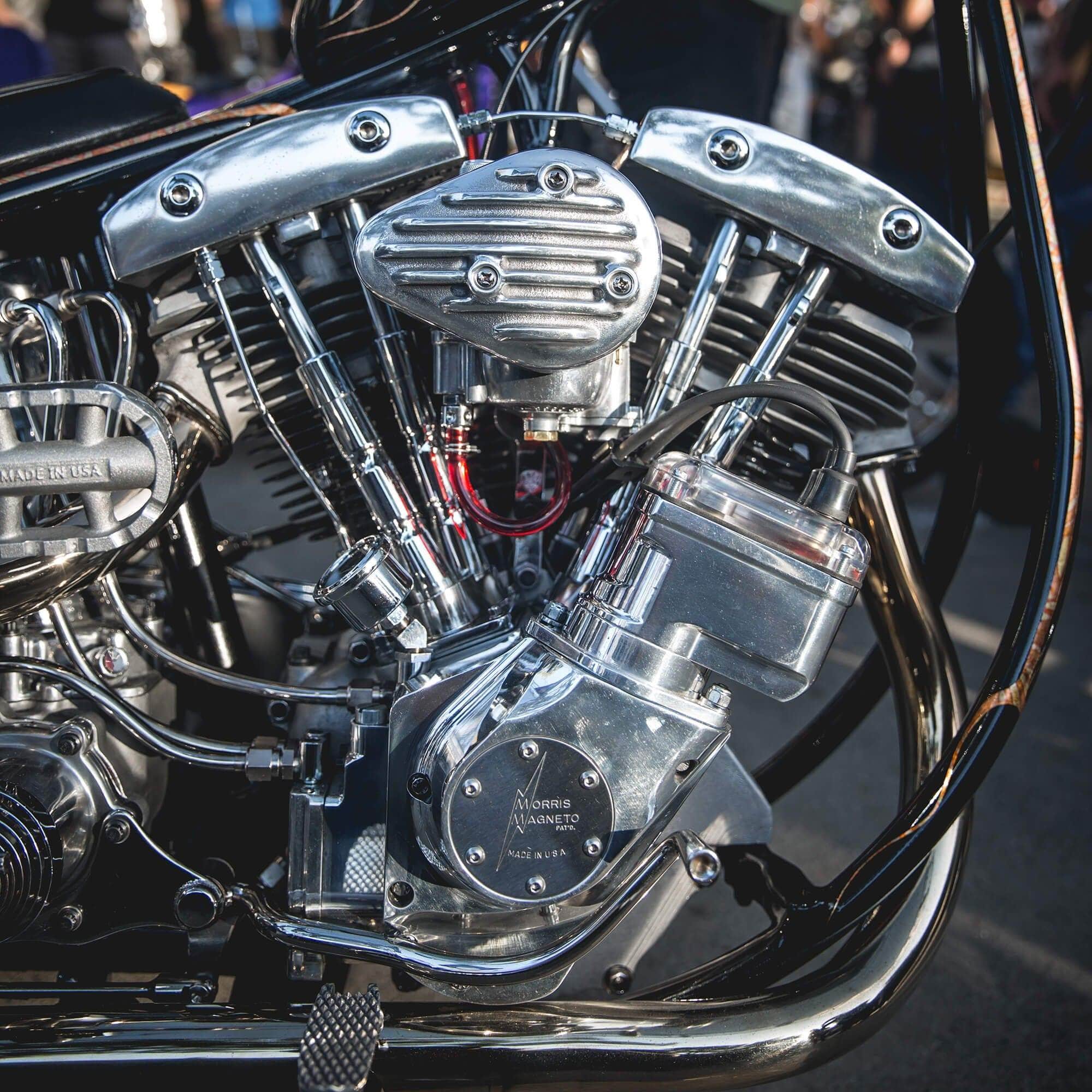 Morris M-5 Magneto for Alternator Big Twin Harley Davidsons with Aftermarket Cases - Brushed Finish - Image 12