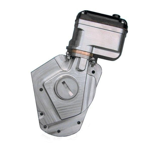 MM74L Magneto for Alternator Big Twin Harley Davidsons 1970 - 1973 - Brushed Finish