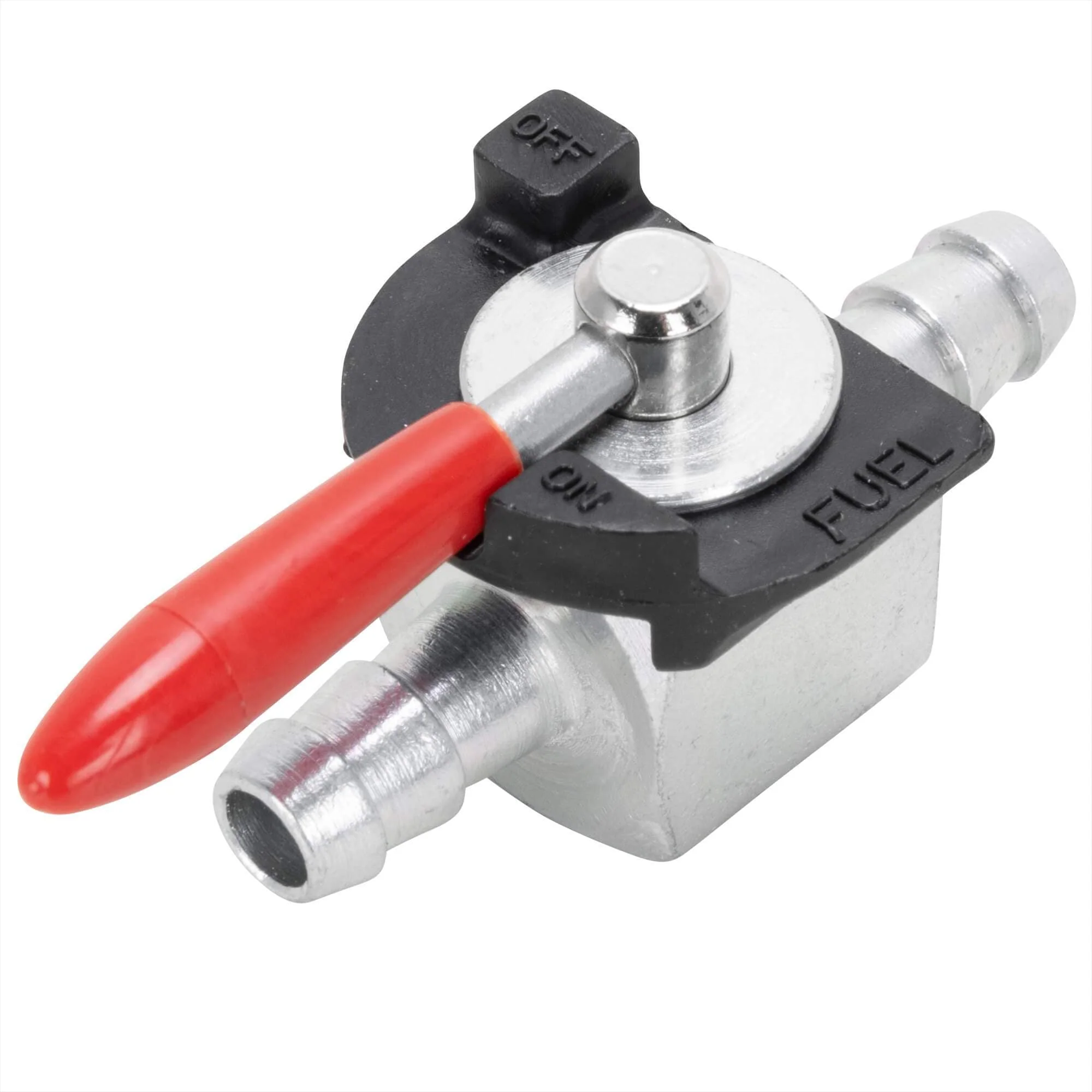 In-Line Motorcycle Petcock - 1/4 inch Hose Barbs