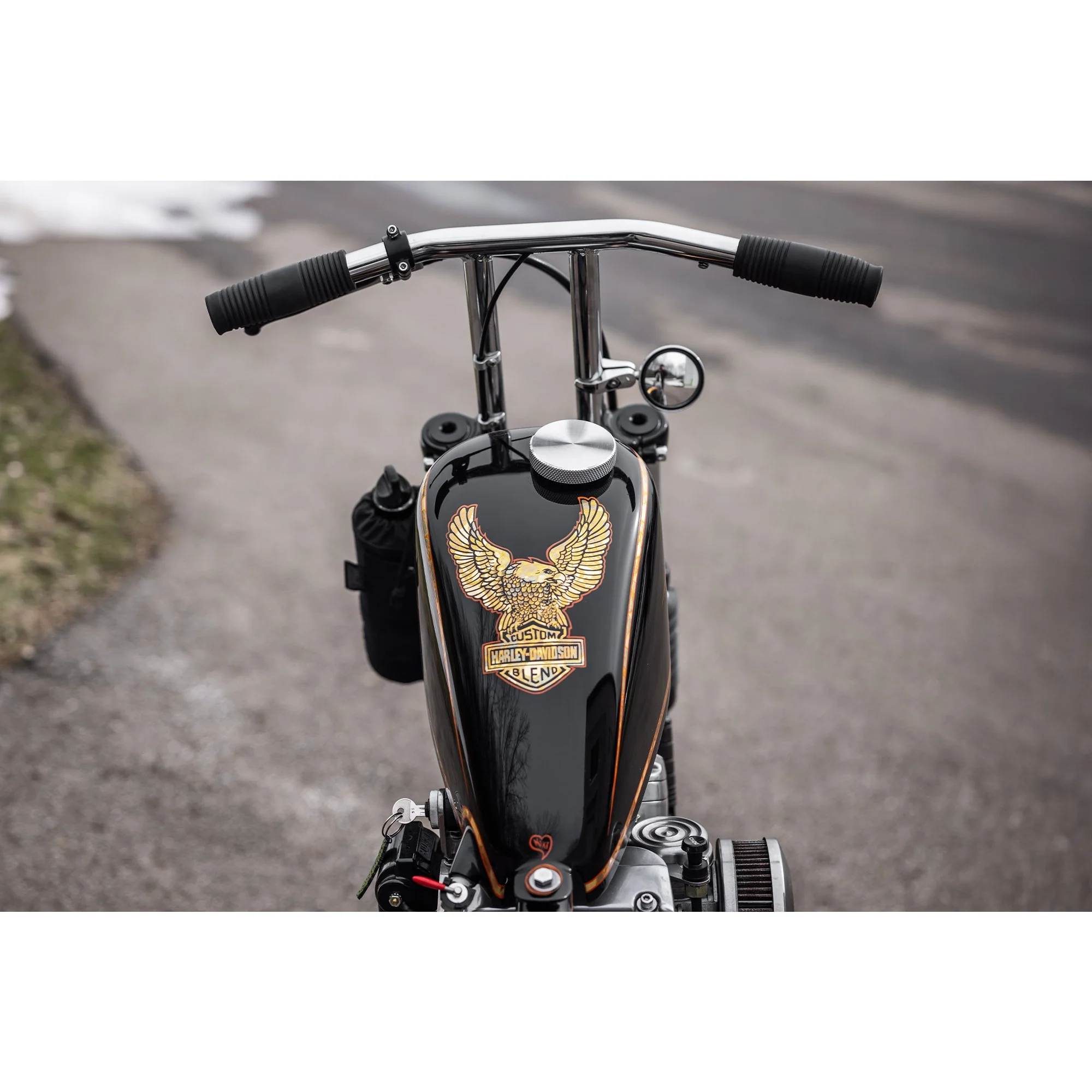 Billet Bayonet / Cam Harley Style Vented Gas Cap - Aluminum - Image 8