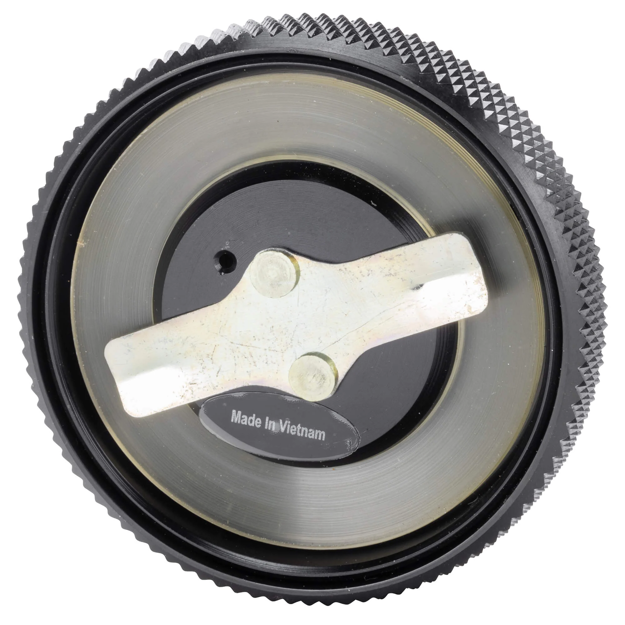 Billet Bayonet / Cam Harley Style Vented Gas Cap - Black - Image 3